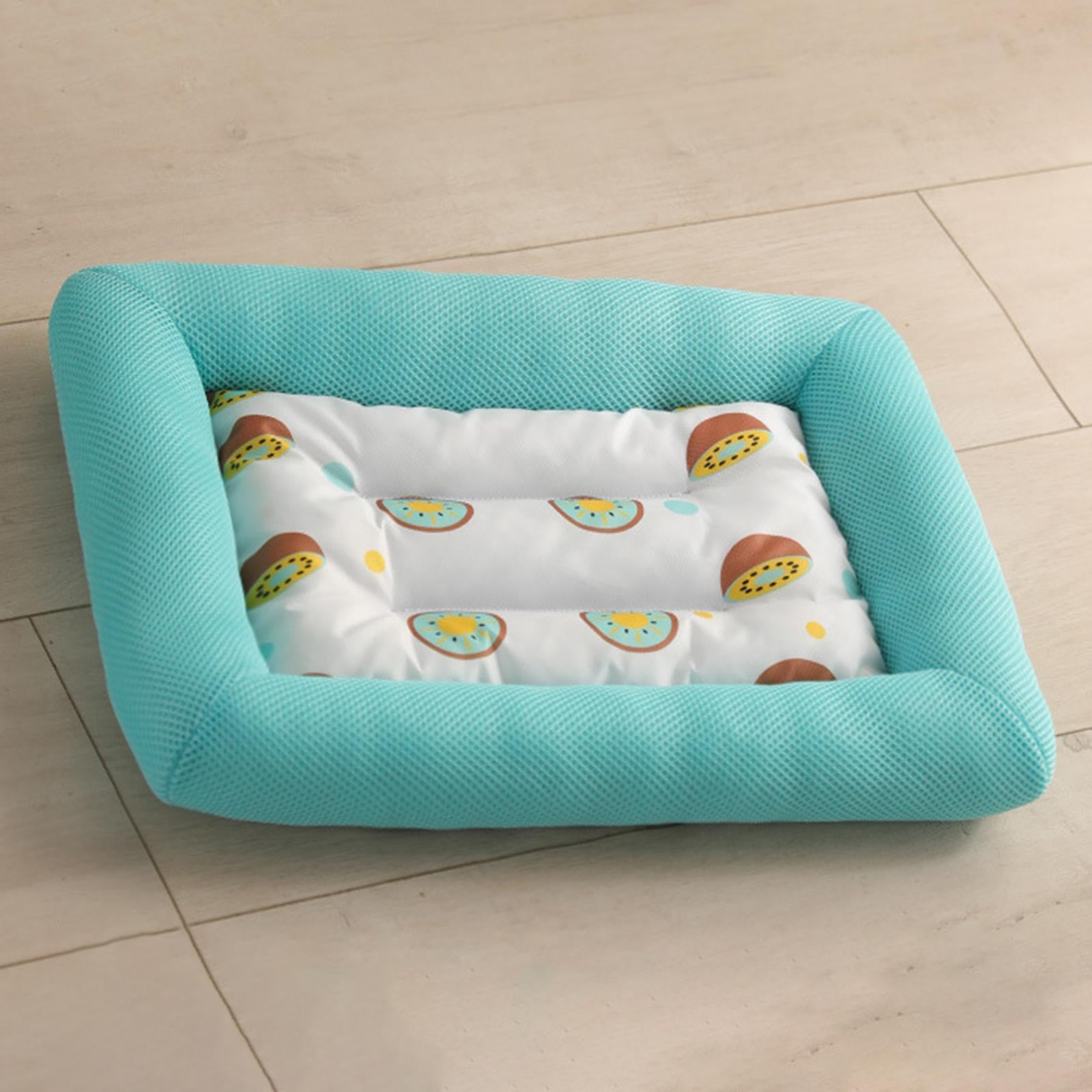 Dog Mat Pets Self Cooling Mattress Pad Sleeping Cushion Green 73x51CM 18kg