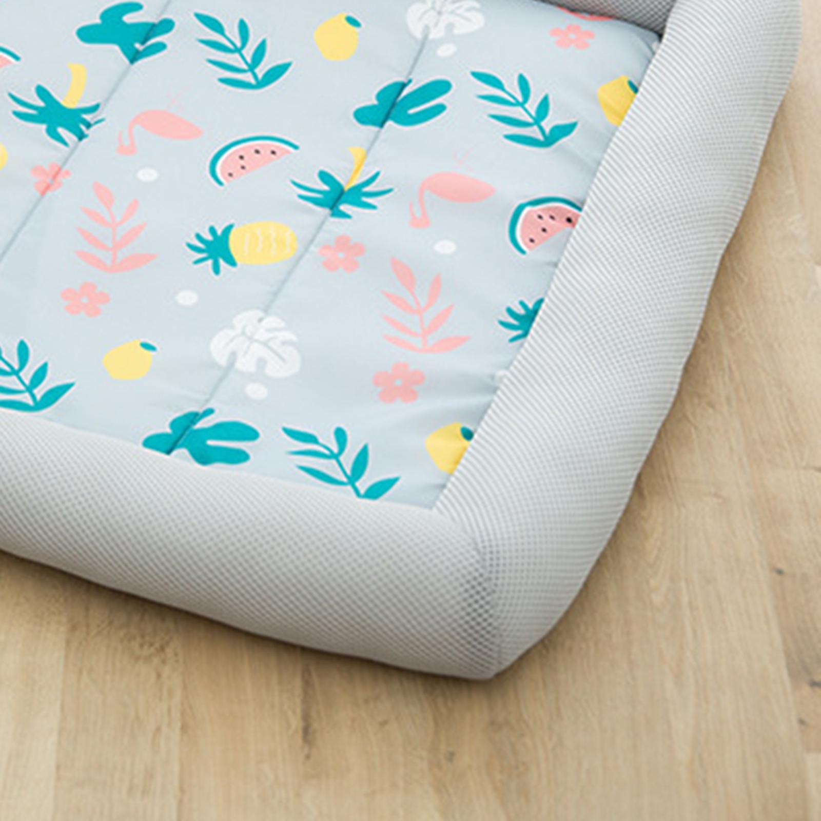 Dog Cooling Mat Bed Sleeping Pad Washable Sofa Cool Blanket Cushion Gray S