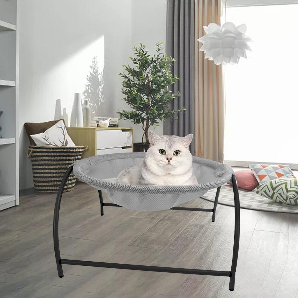 Cat Hammock Detachable Pet Dog Sleeping Bed Window Seat Nest for Dogs Cats Gray