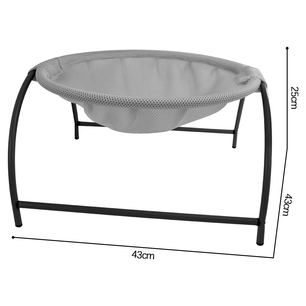 Cat Hammock Detachable Pet Dog Sleeping Bed Window Seat Nest for Dogs Cats Gray