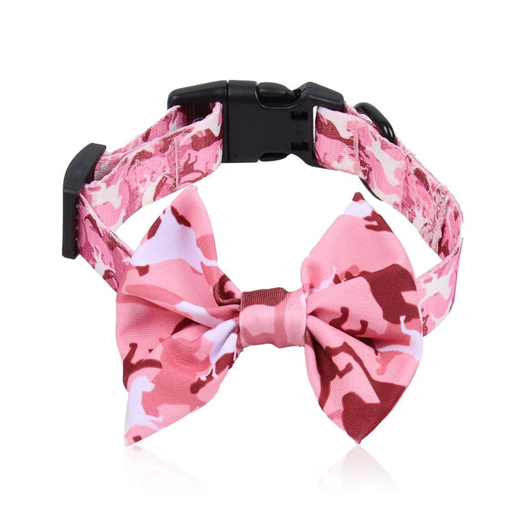 Dog Harness Set Breathable Bow-Knot Harnesses Vest for Training Running XL Pink