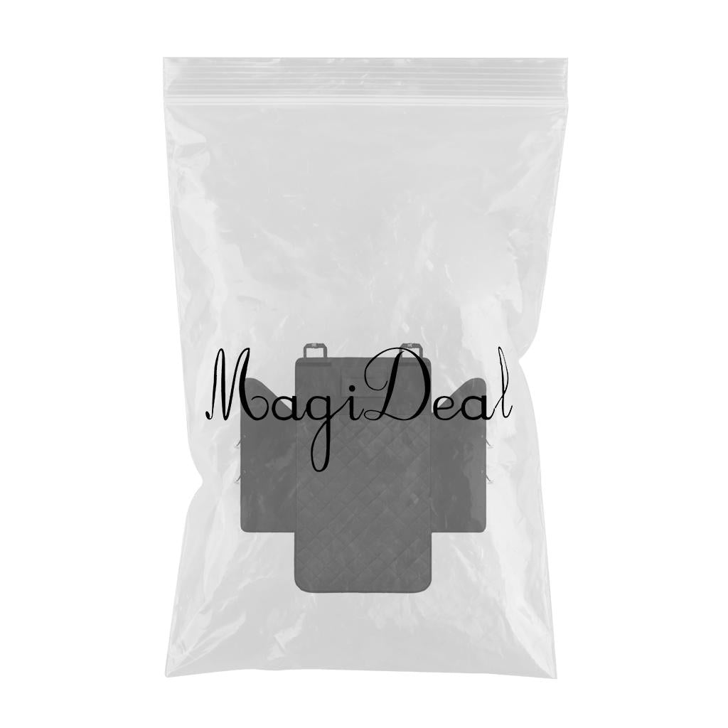Dog Cargo Liner Against Dirt Nonslip for Backseat Protection Sedans Black