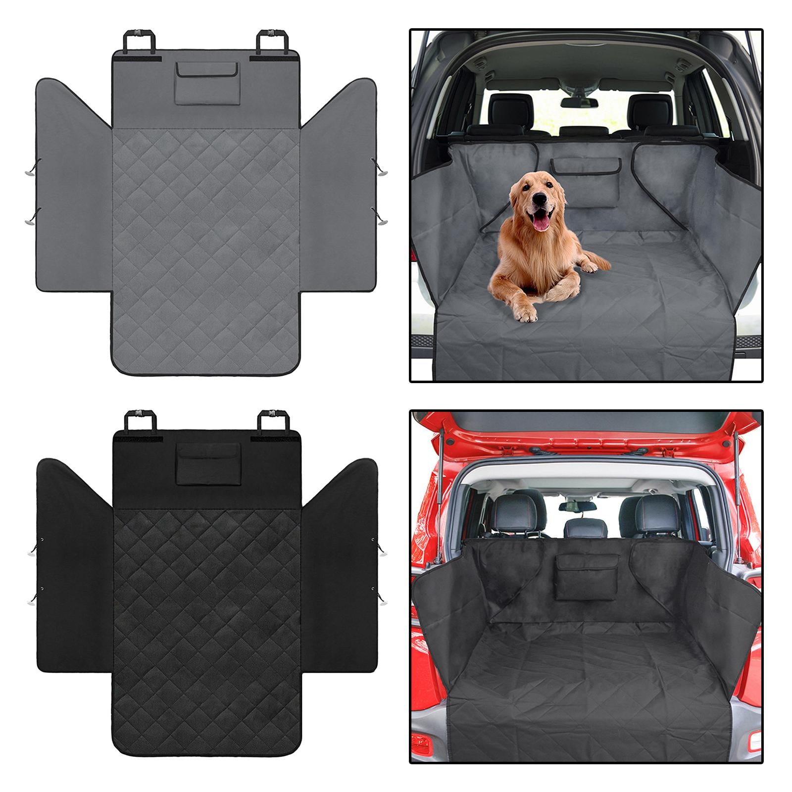 Dog Cargo Liner Against Dirt Nonslip for Backseat Protection Sedans Black