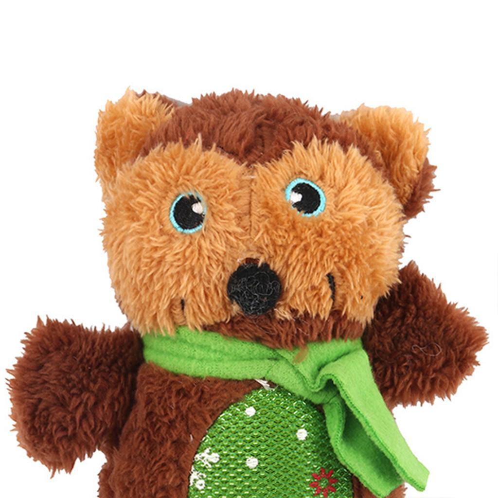 Dog Squeaky Toys Plush Toy Cat Dog Fun Interactive Squeaker Bear