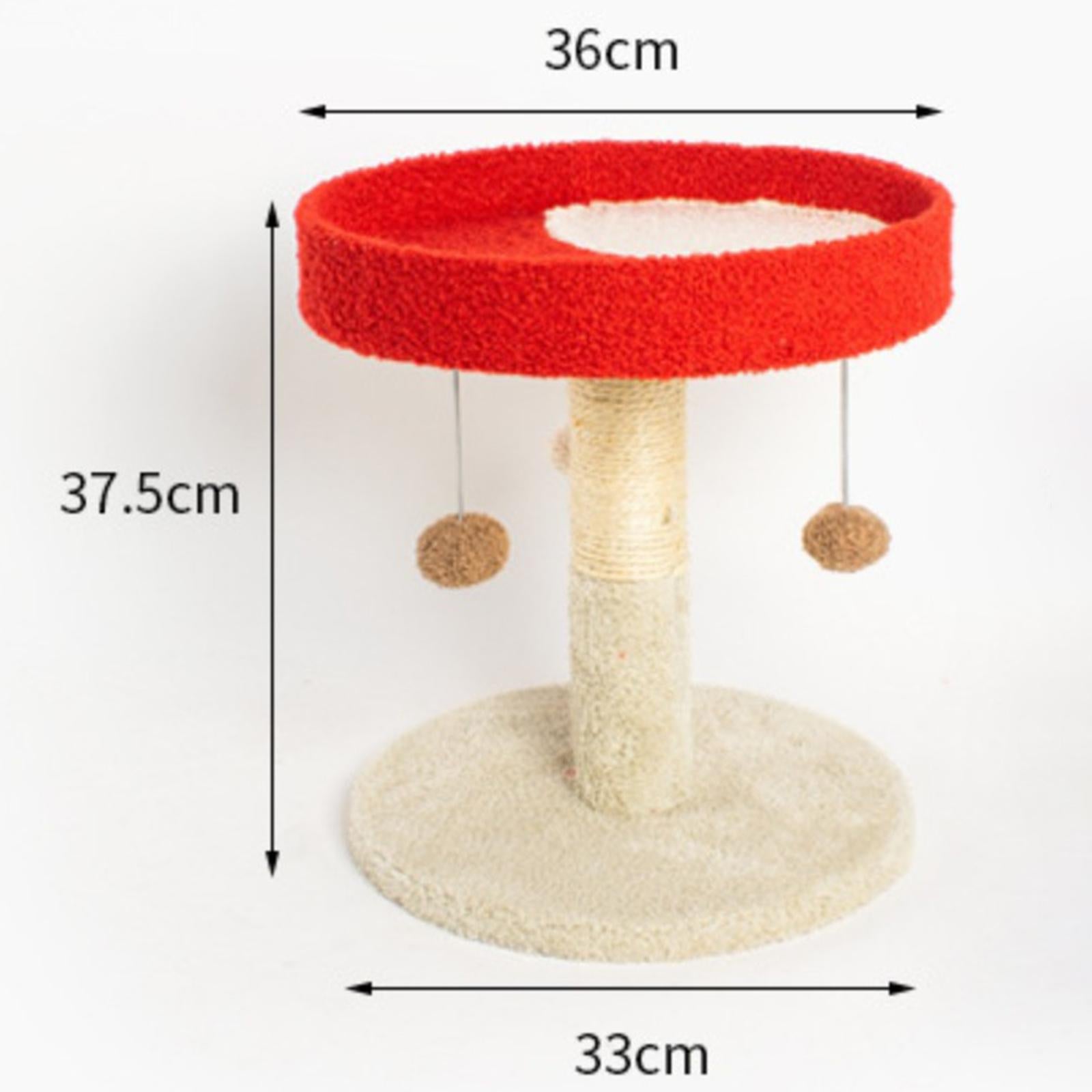 CAT SCRATCHING POST KITTEN SCRATCHER HANGING BALLS SCRATCHING POST BOARD
