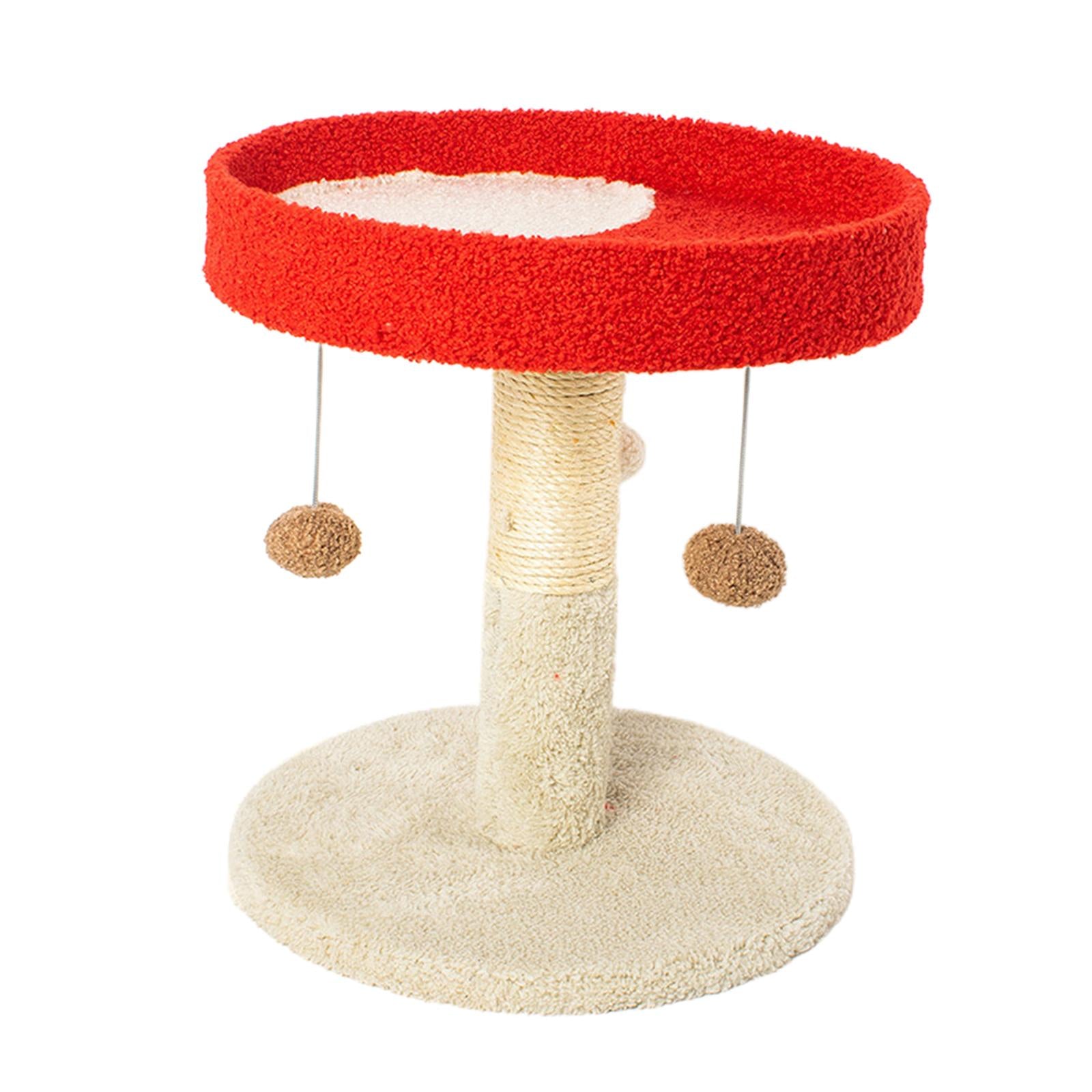 CAT SCRATCHING POST KITTEN SCRATCHER HANGING BALLS SCRATCHING POST BOARD