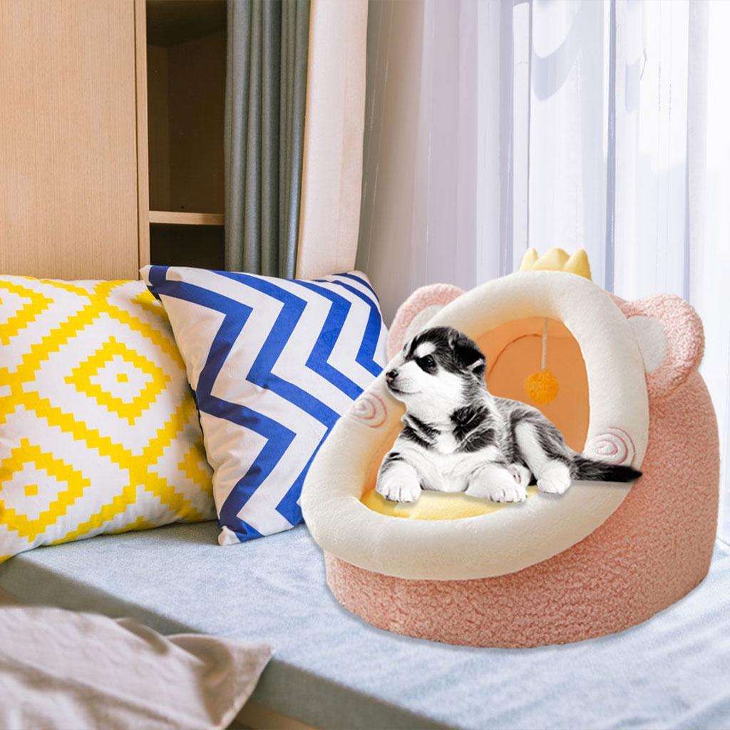 Cat Bed with Anti-Slip Water-Resistant Bottom for Cats Puppy Pet Supplies M
