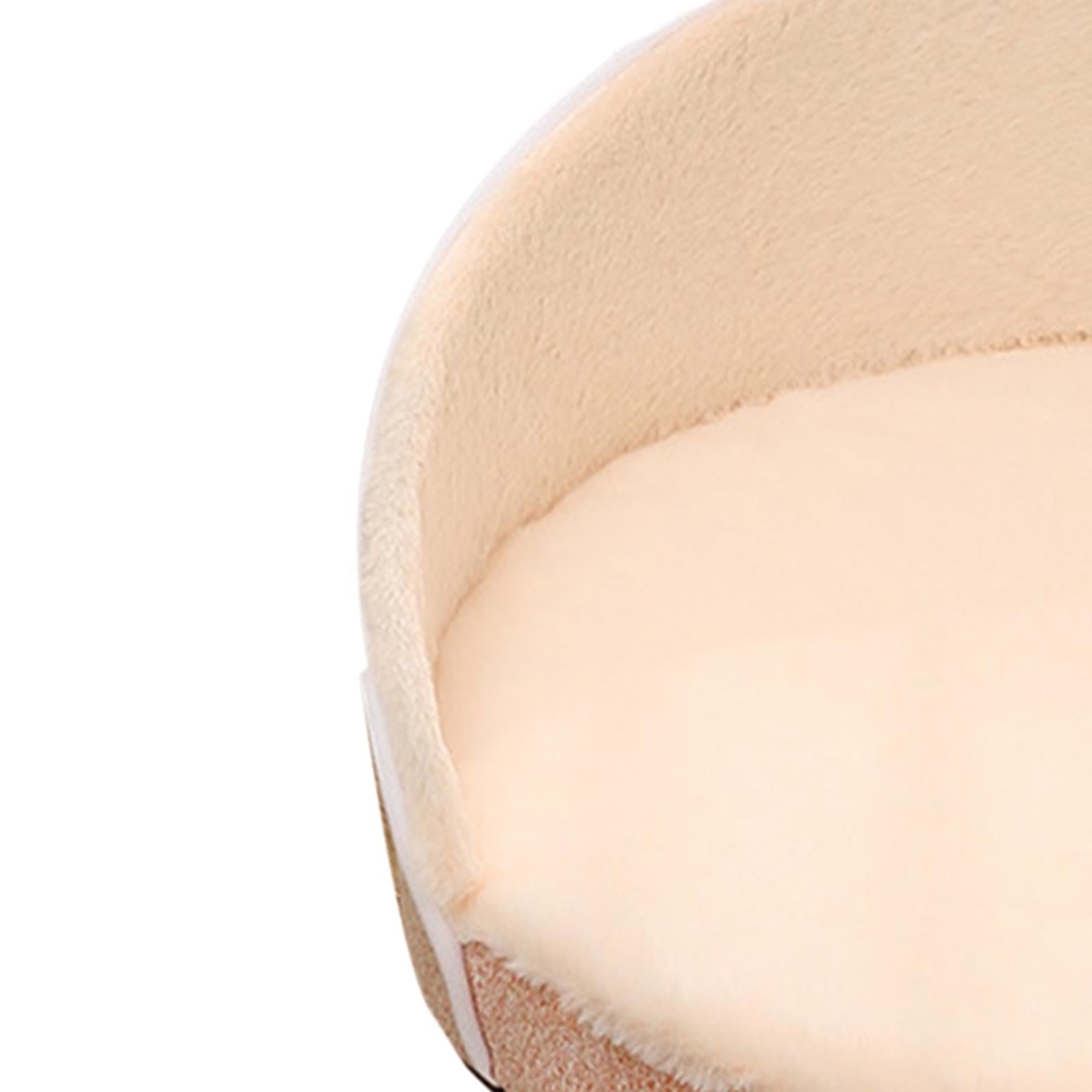 Dog Bed Nesting Bed Round Pet Cats Sleeping Pad Cat Nest Yellow