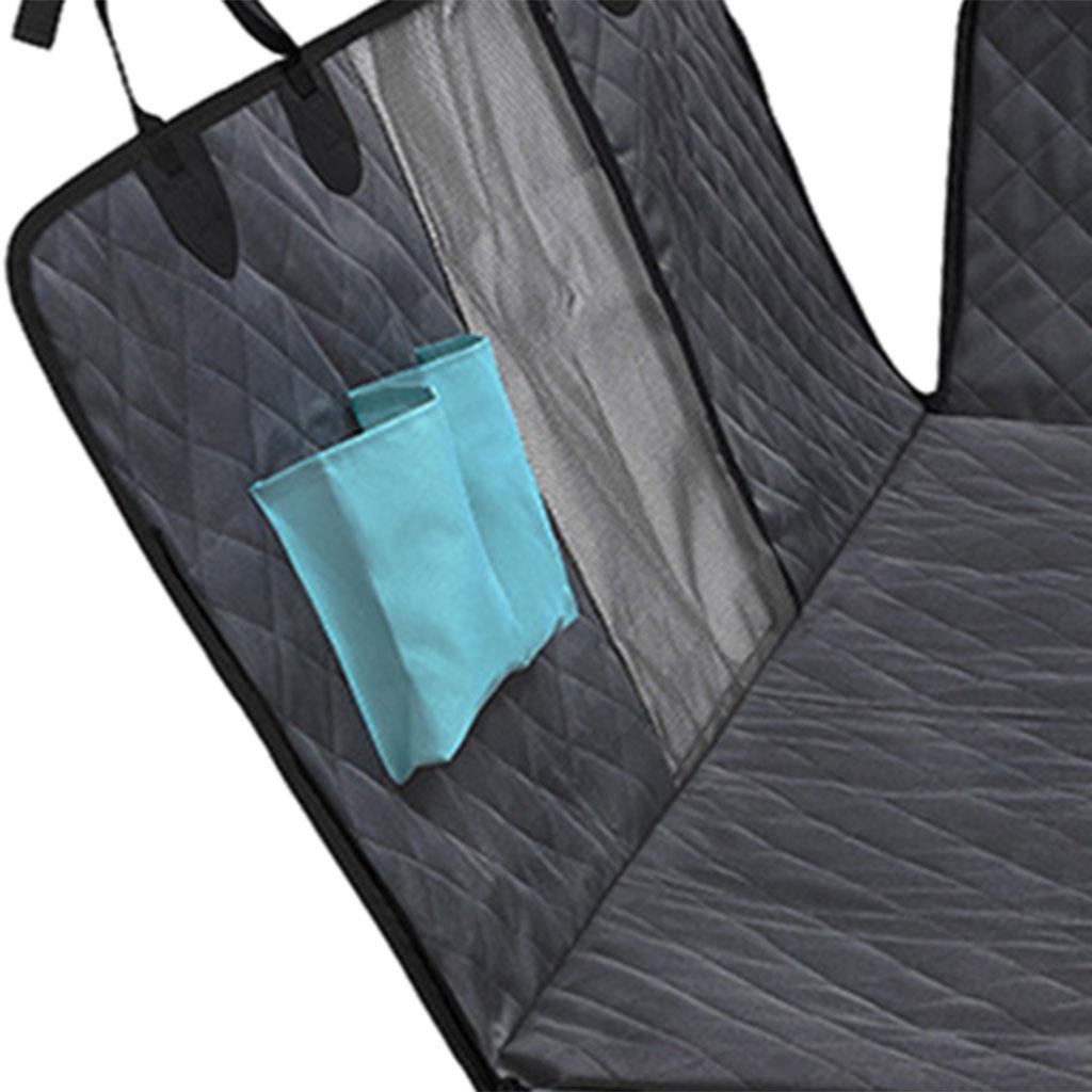 Dog Car Seat Cover Pet Carrier Hammock Travel Safety Protector Black