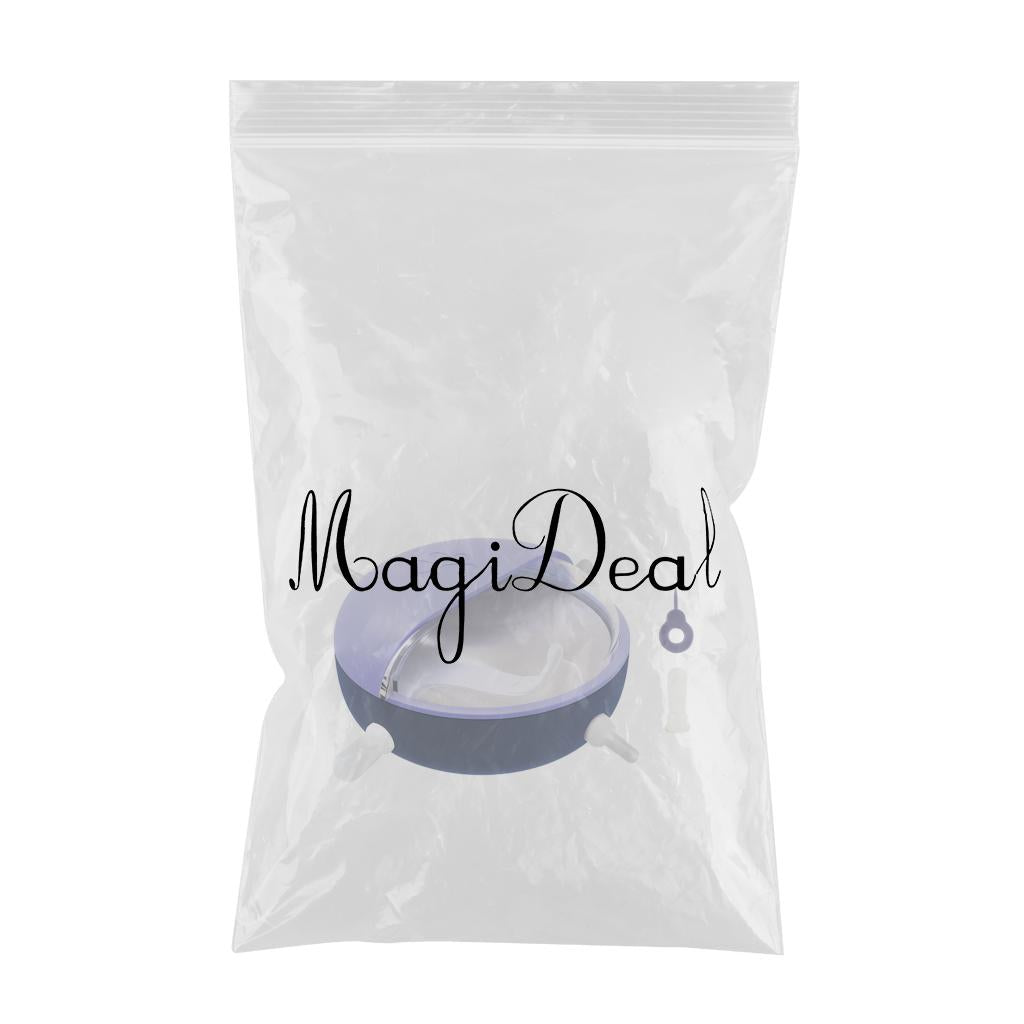 Dog Kitten Milk Bowl Silicone Puppy Cat with Silicone Nipples Nursing Purple