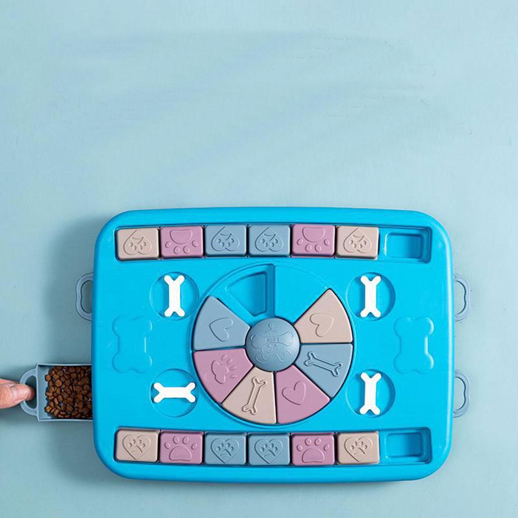 Dog Training Game Feeder Dog Bowl Slow Feeder Treat Puzzle IQ Training