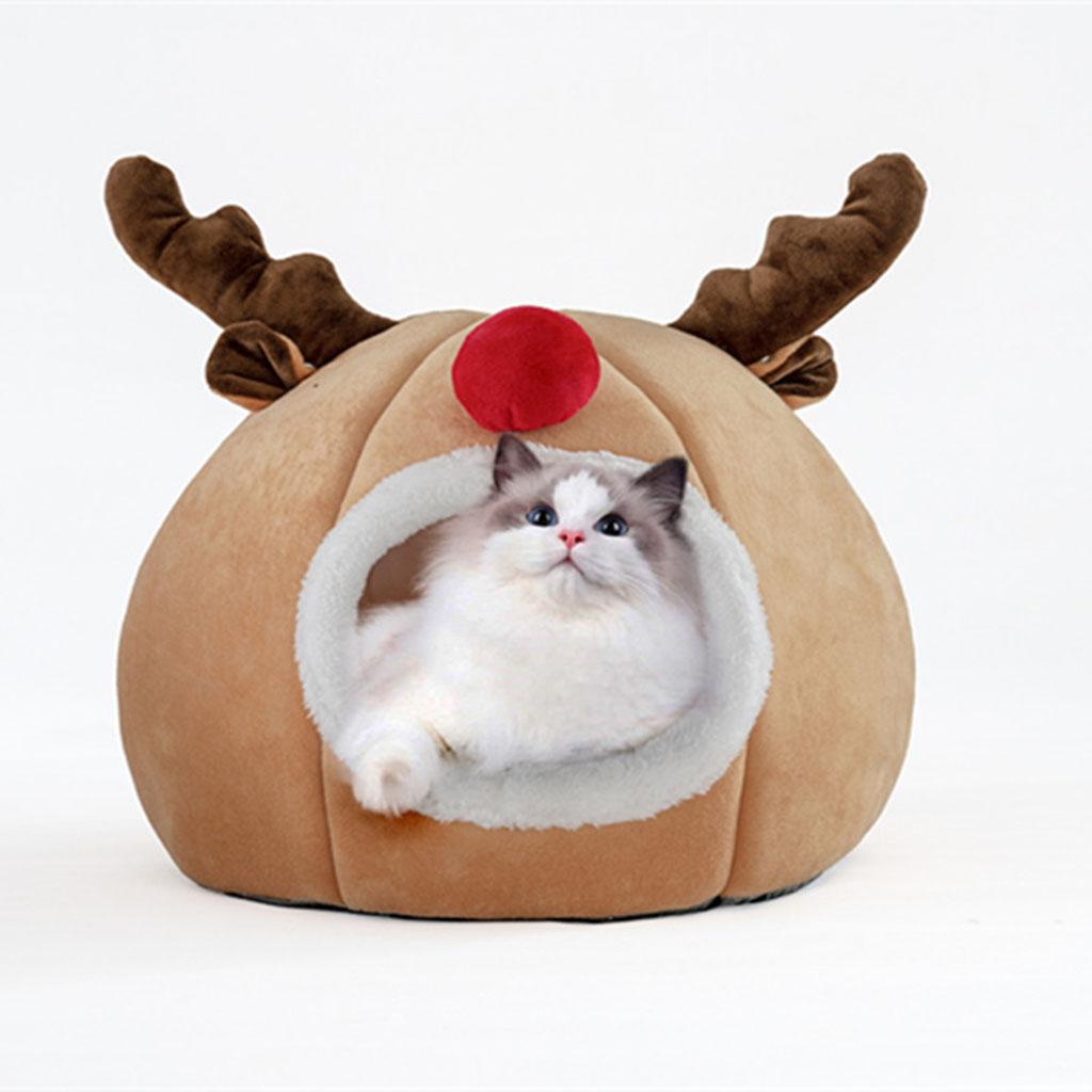 Cat House Nest Hygienic Comfortable Detachable for Pet Products Home Indoor Small