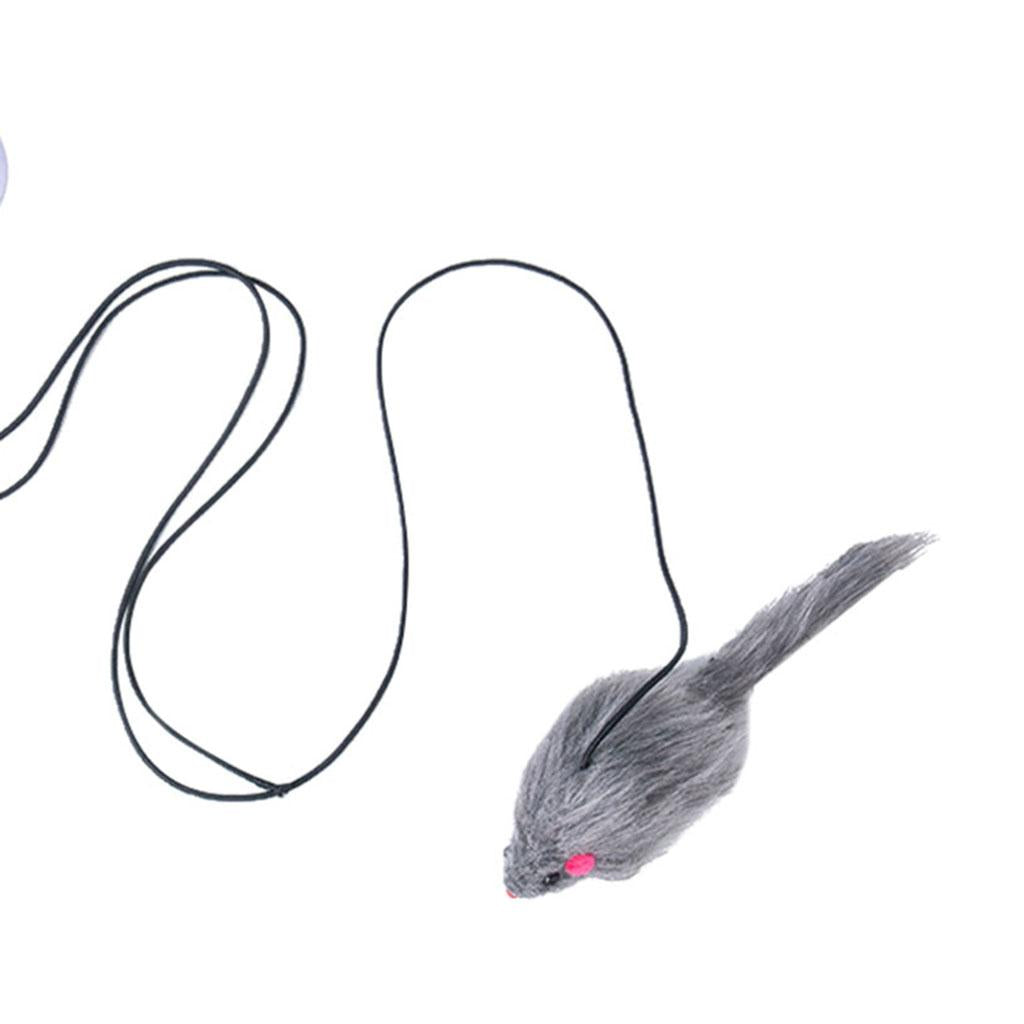 Cat Teaser Toy Interactive Hanging Mice Playing Training Catcher Cat Toys