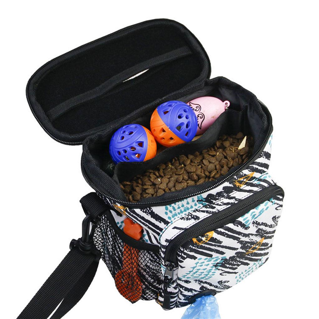 Dog Treat Pouch Snack Waist Belt Bags Holder Pocket feed Bait Food Pet