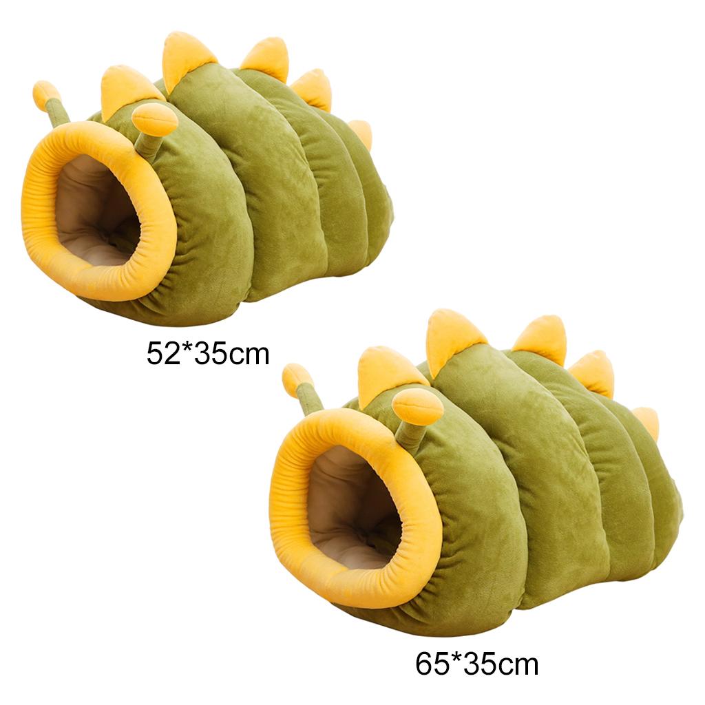 Cave Bed Cozy Enclosed Soft Warming Kennel Pet Cat Bed for Cats 52x35cm