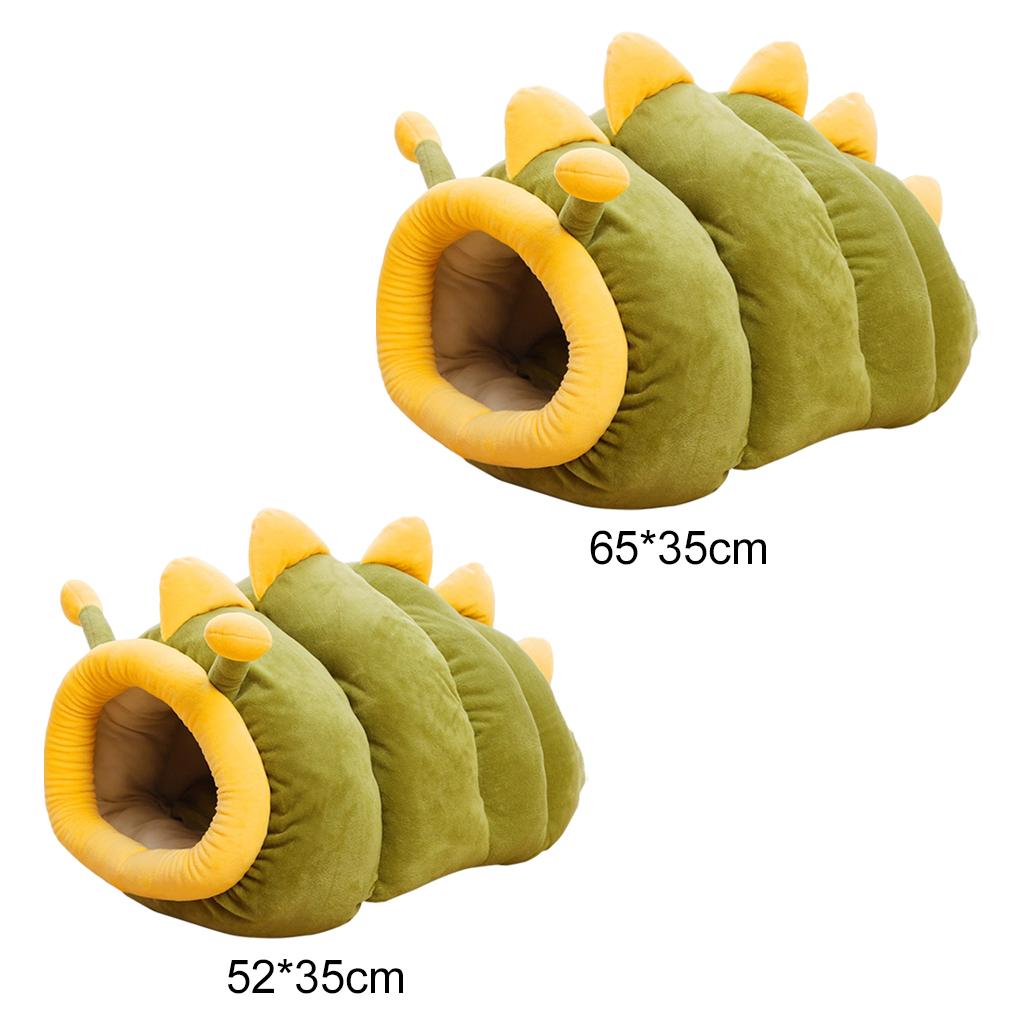 Cave Bed Cozy Enclosed Soft Warming Kennel Pet Cat Bed for Cats 52x35cm