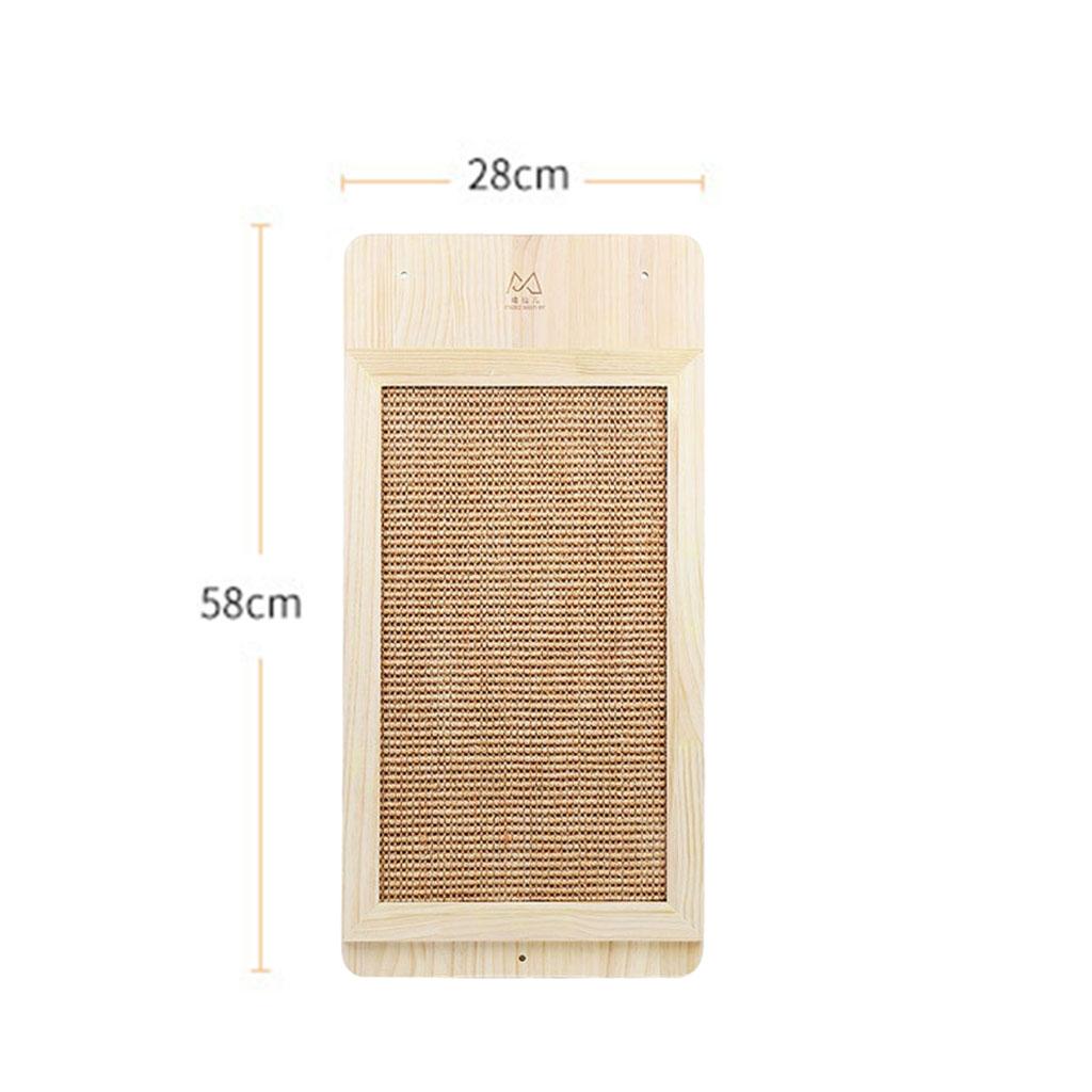 Cat Scratching Board Sisal Wood Grinding Toy Scratch Bed Interactive Board