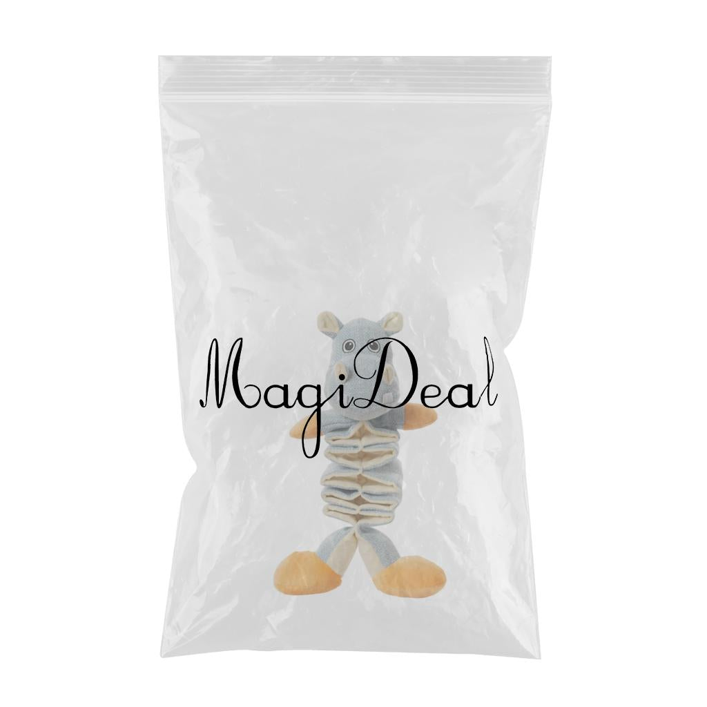 Dogs Bite-resistant Squeak Toys Fun Puppy Teeth Cleaning Toy Interactive Toy Hippo