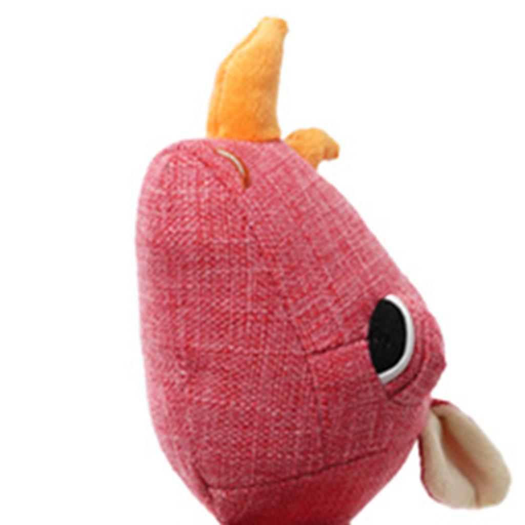 Dogs Bite-resistant Squeak Toys Fun Puppy Teeth Cleaning Toy Interactive Toy Rhino