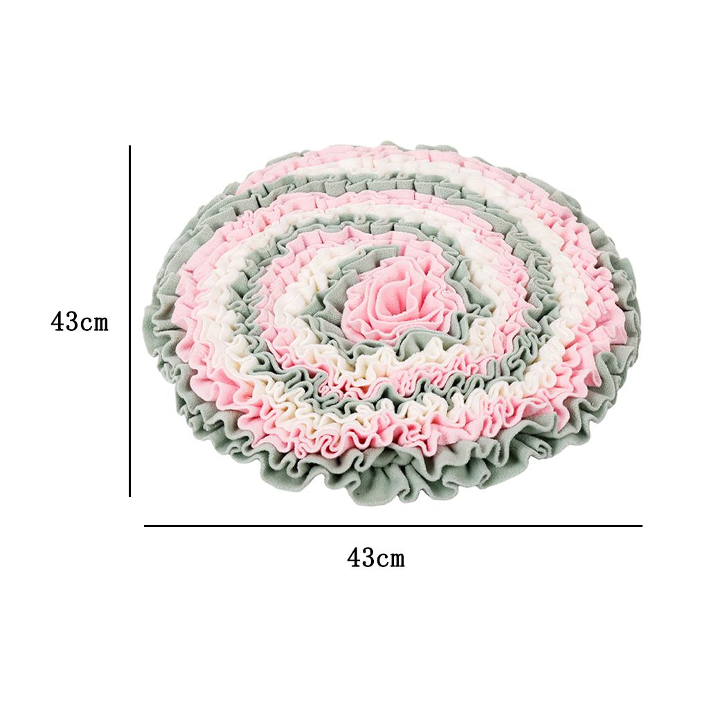 Dog Pet Round Carpet Nose Training Sniffing Pad Feeding Cushion Playing Toys