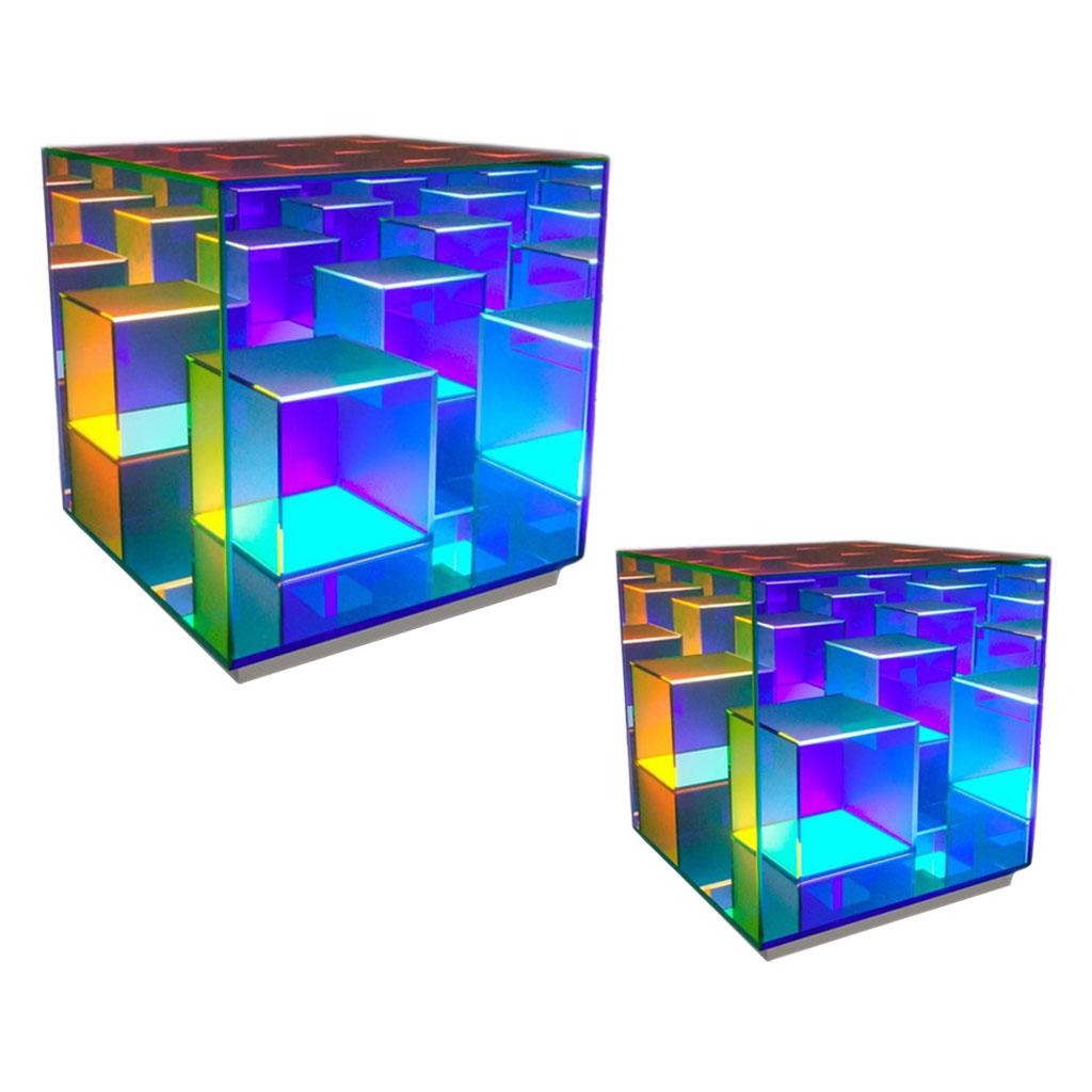 Creative 3D Desk Lamps Nightlight LED Building Birthday Ornament Party 15cm