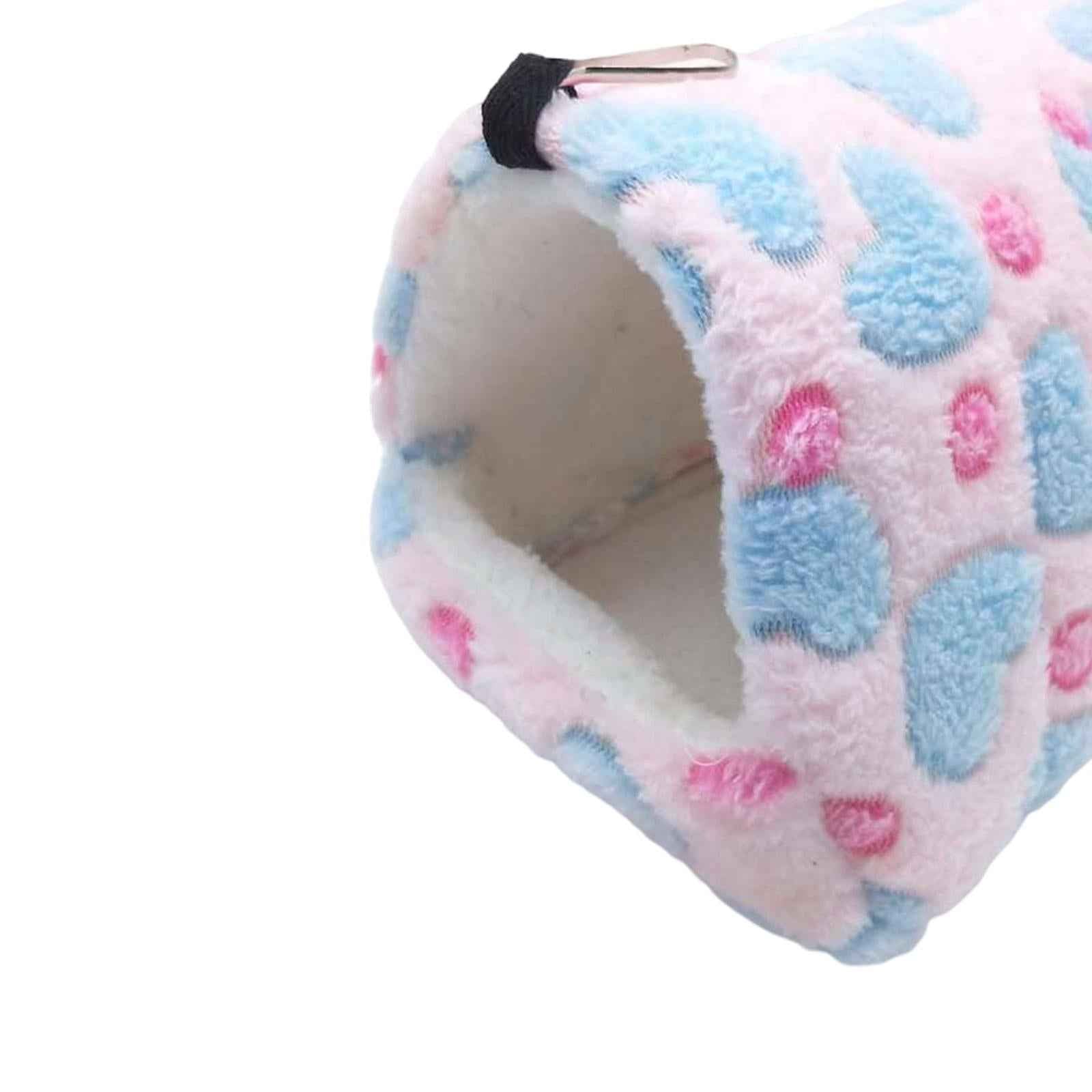 Guinea Pig Bed Cave Cozy Hamster House Rest Nest Pink Blue Heart
