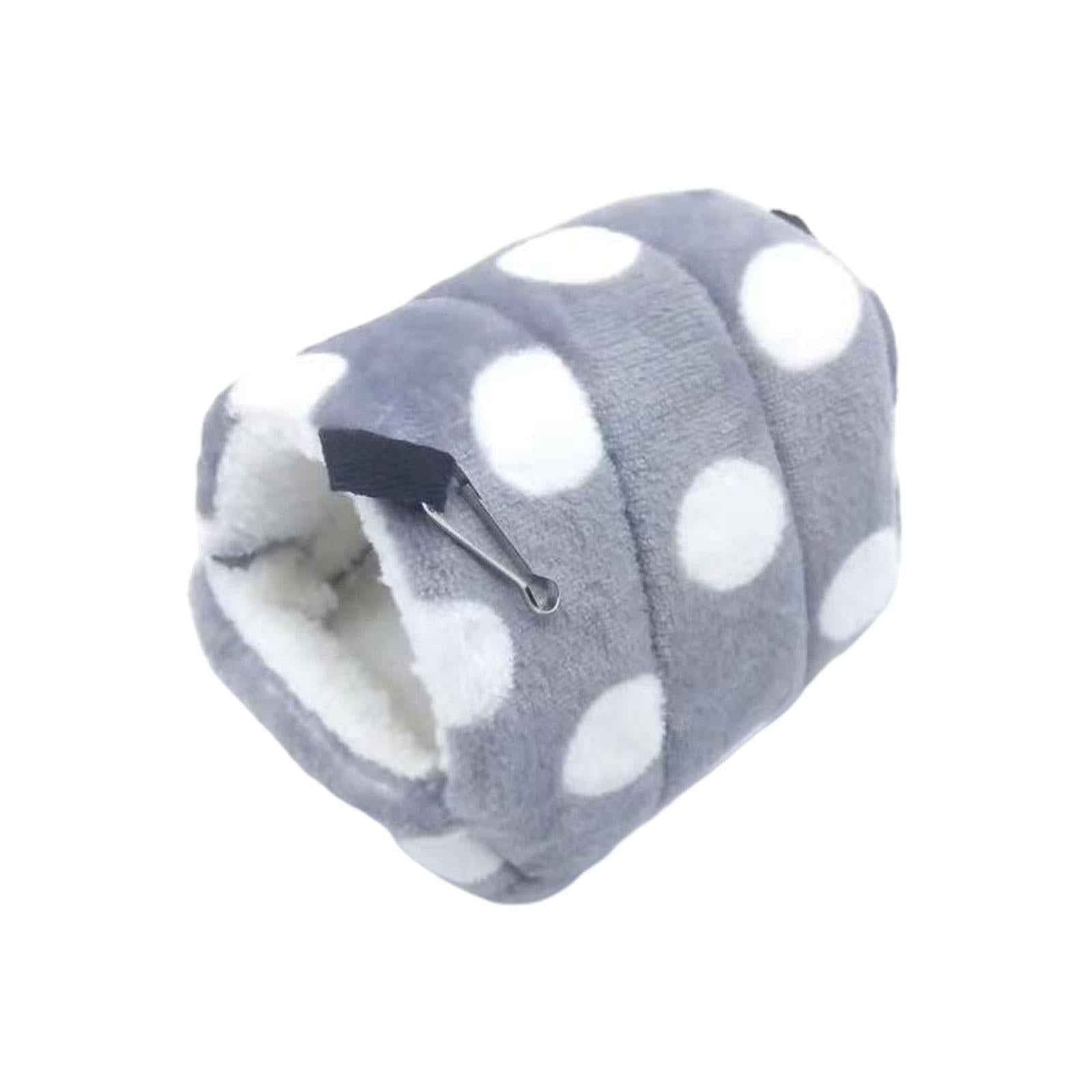 Guinea Pig Bed Cave Cozy Hamster House Rest Nest White Gray Point