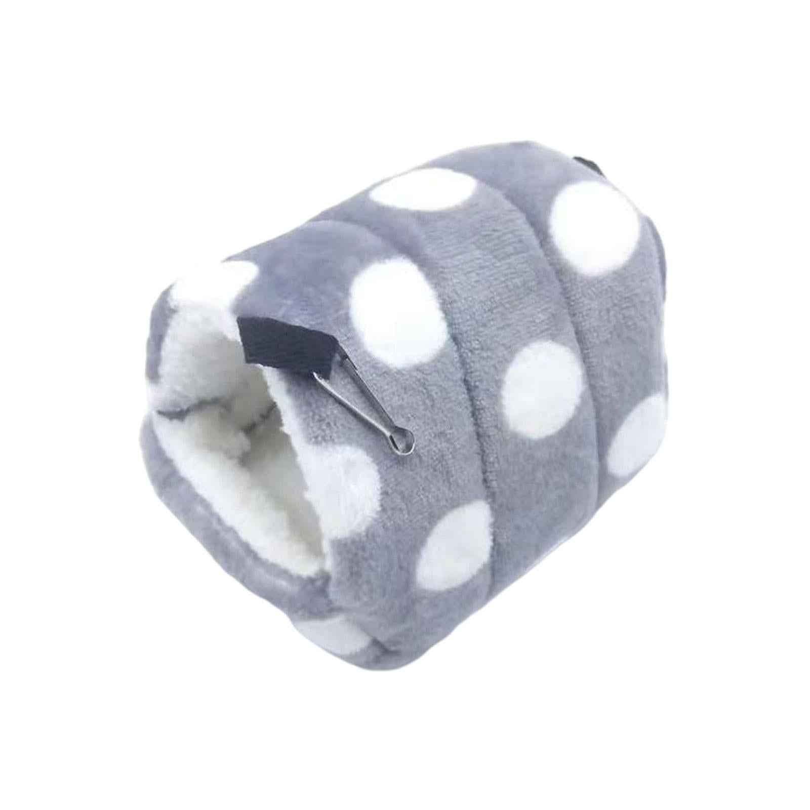 Guinea Pig Bed Cave Cozy Hamster House Rest Nest White Gray Point