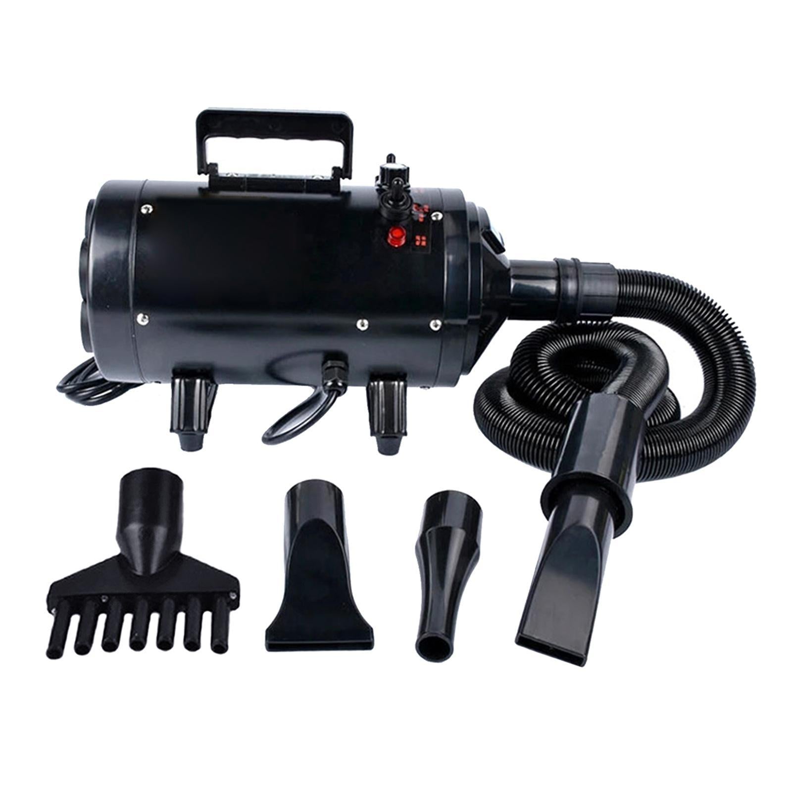 Blower Pet Mute Cat Dog Blow Dryer for Grooming Washing Deshedding Black
