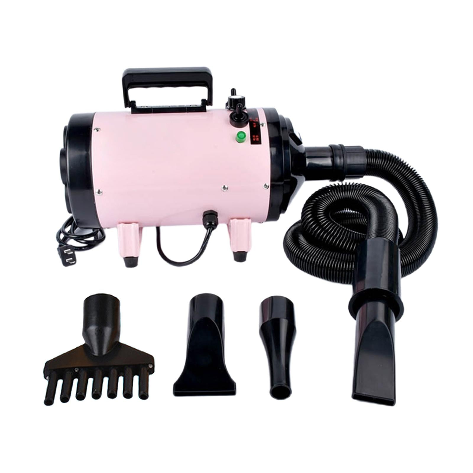 Blower Pet Mute Cat Dog Blow Dryer for Grooming Washing Deshedding Pink