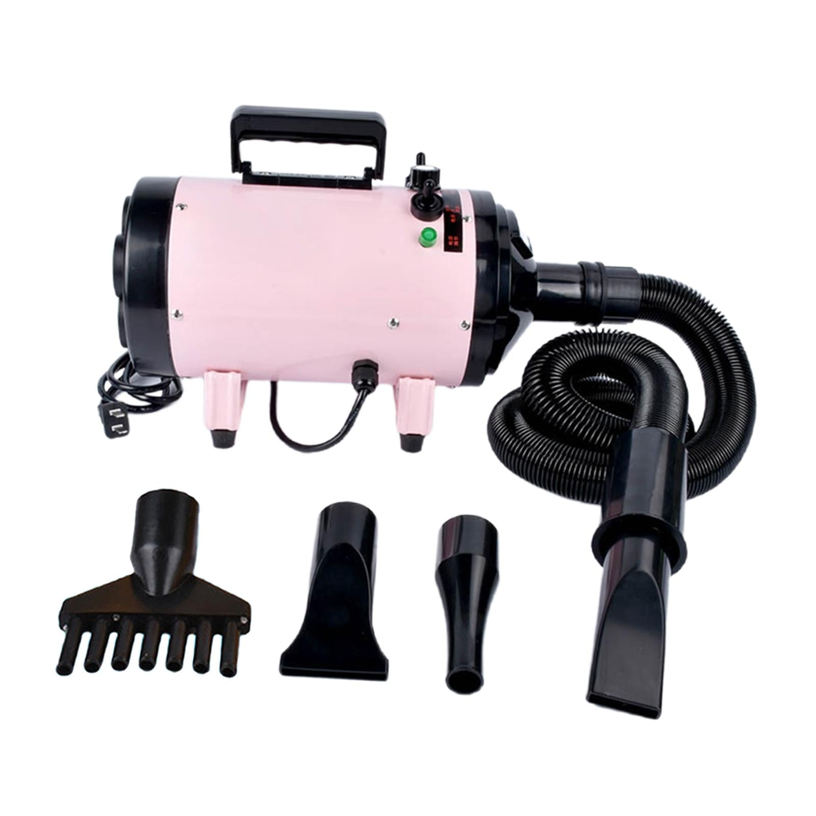 Blower Pet Mute Cat Dog Blow Dryer for Grooming Washing Deshedding Pink
