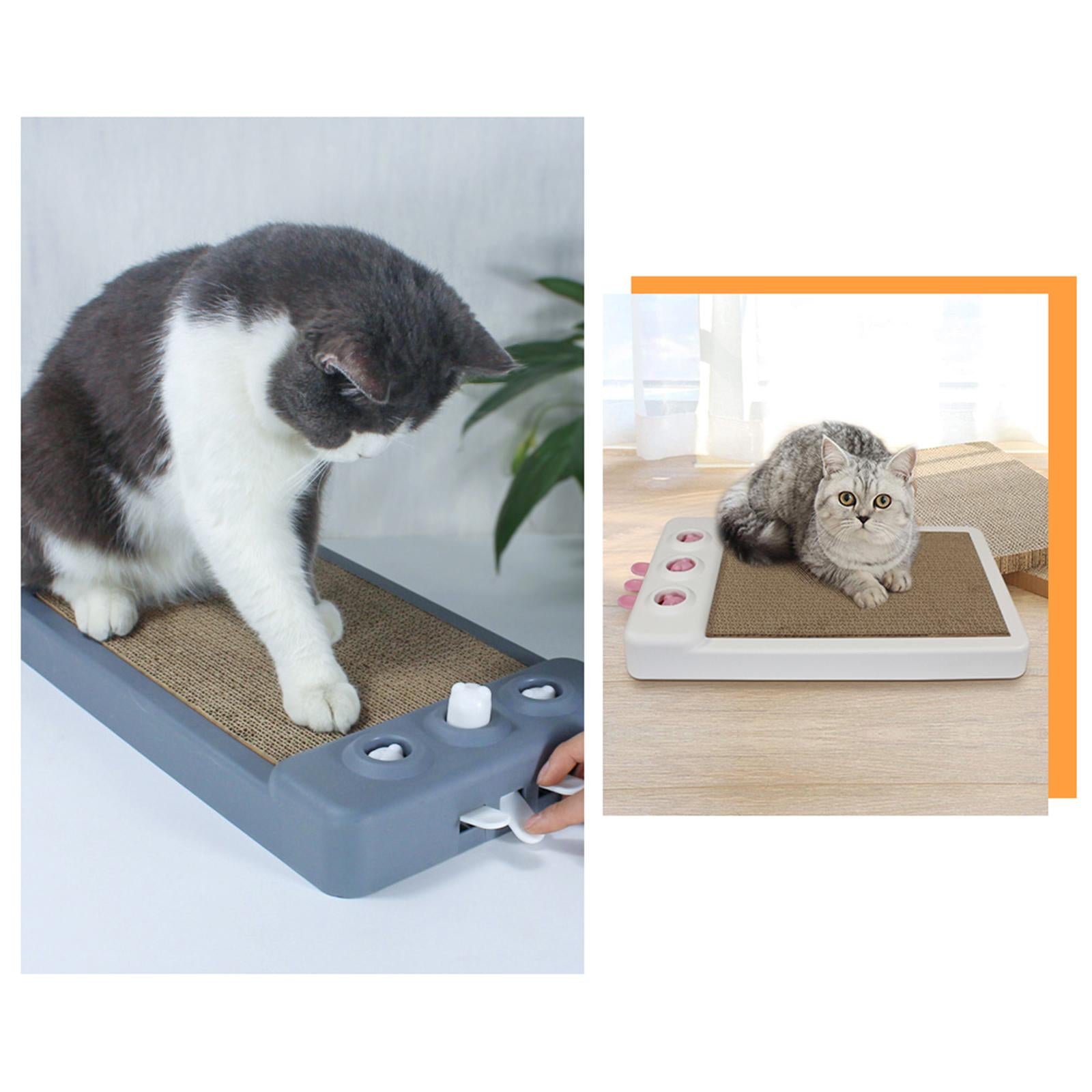 Cat Scratcher Pads Scratching Board Pet Products Anti-Slip Interactive white