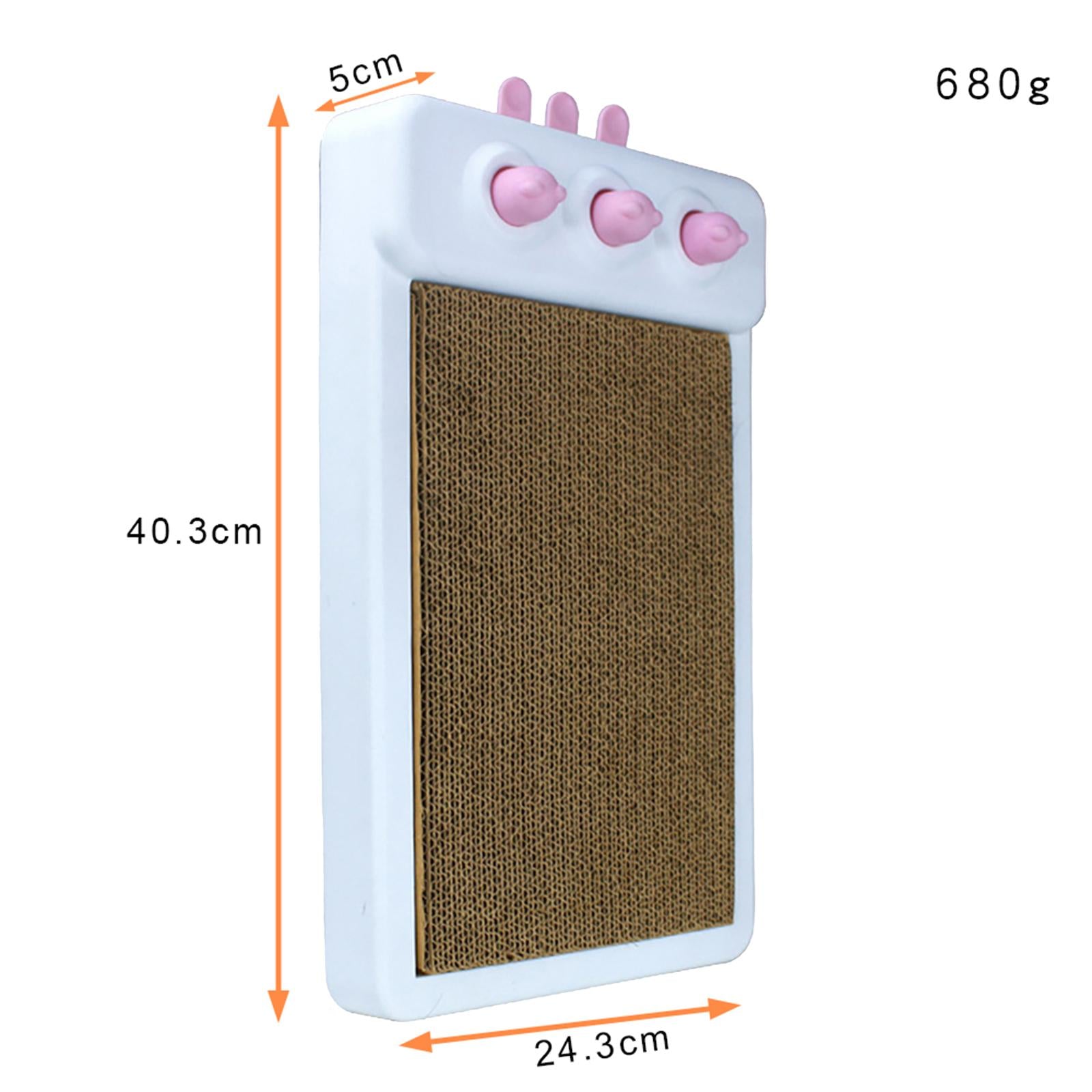 Cat Scratcher Pads Scratching Board Pet Products Anti-Slip Interactive white