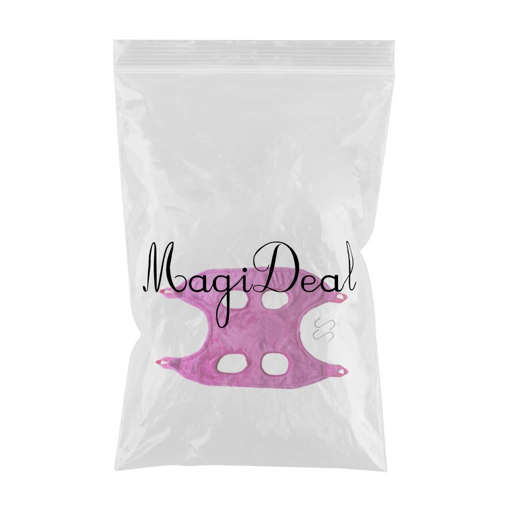 Dog Grooming Hammock Restraint Bag 2 Hooks Dogs Sling Puppy Bathing Red M