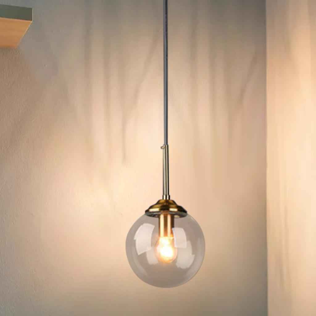 Nordic Ceiling Lights LED Adjustable E14 Pendant Light for Home Decor Clear