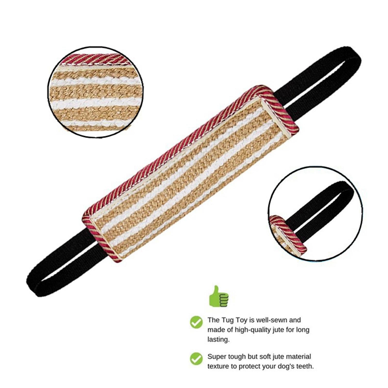 Dog Bite Tug Pillow Strong Training Toys for Playing 30x7cm