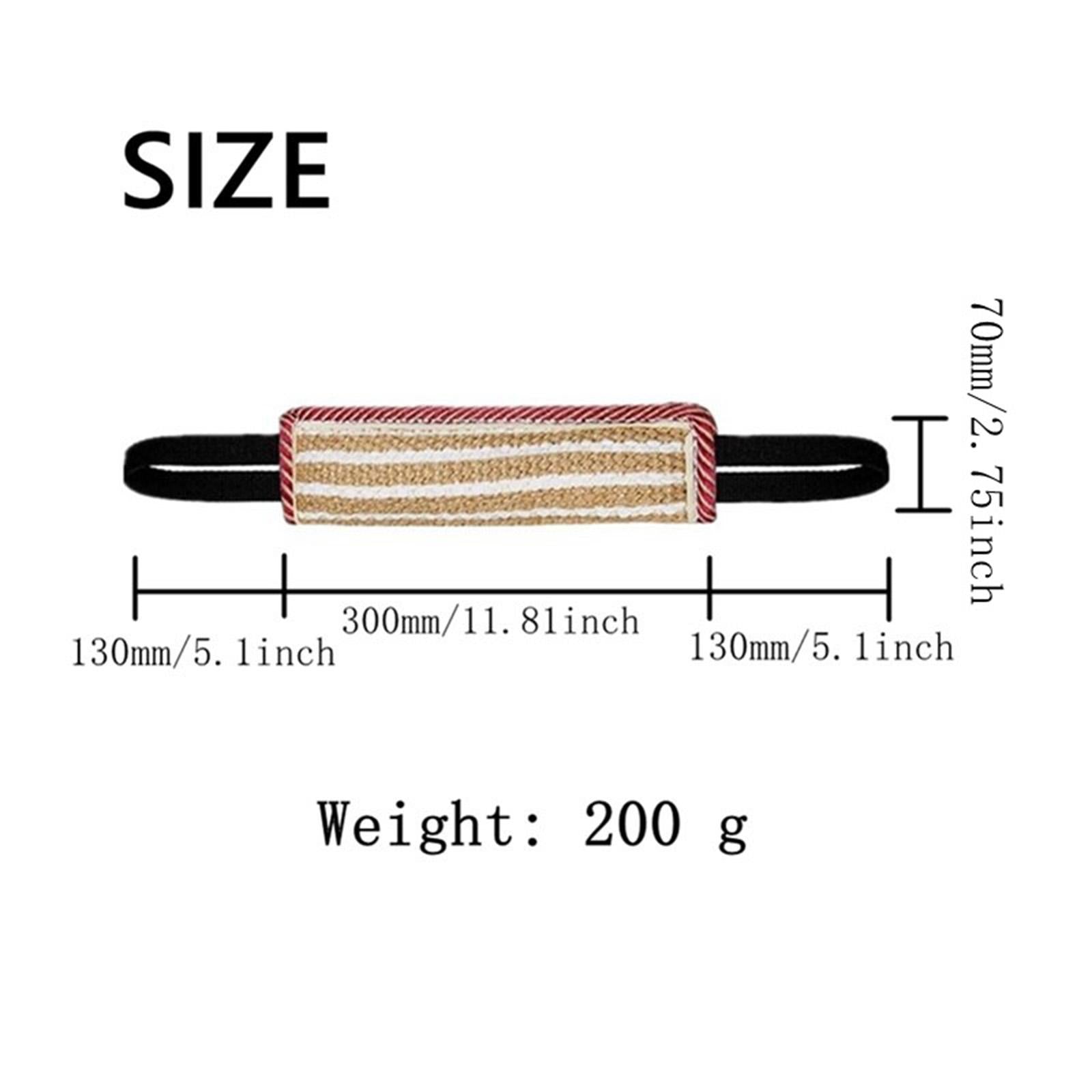 Dog Bite Tug Pillow Strong Training Toys for Playing 30x7cm