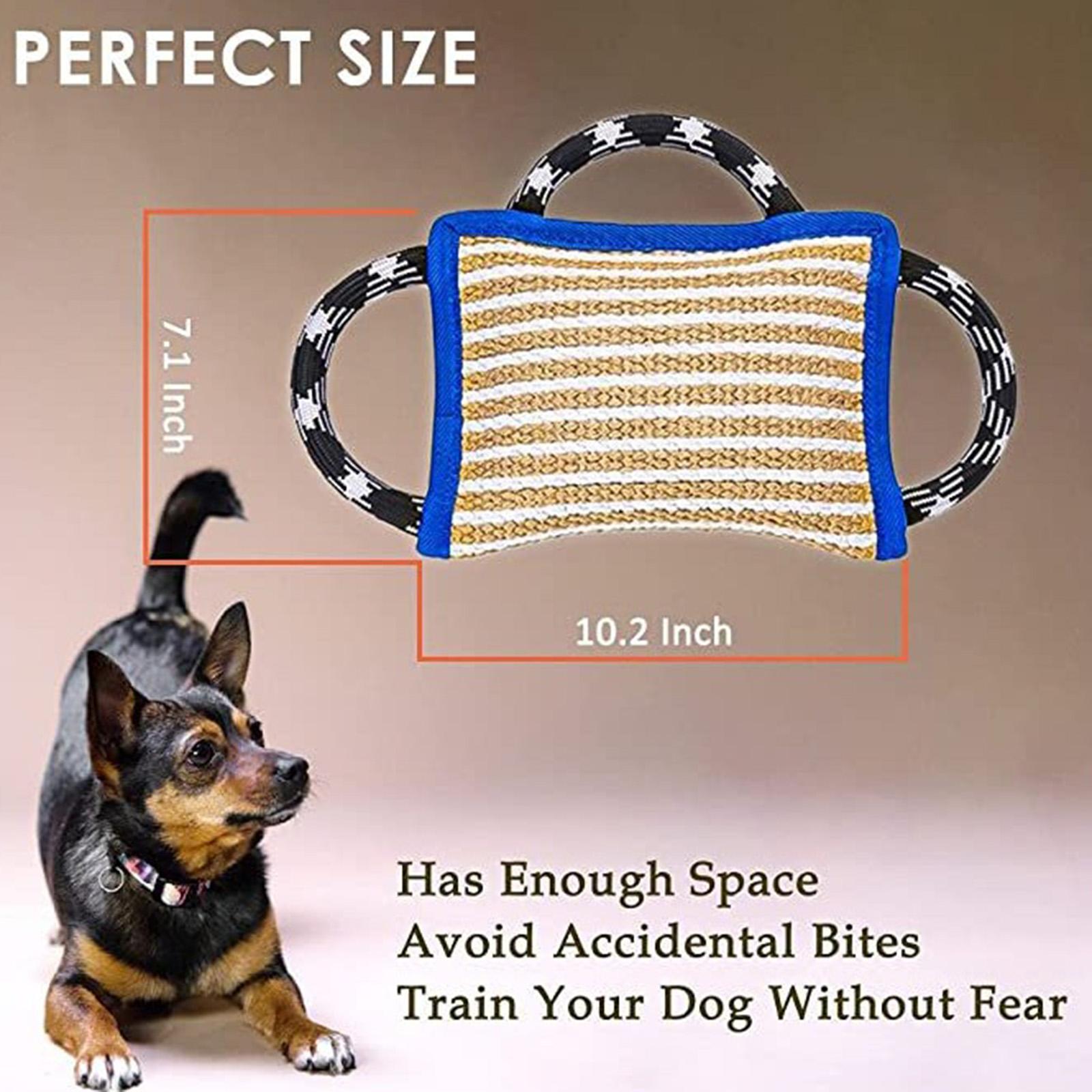 Dog Bite Pillow Training Tug of War Toys for Bullmastiff Small - Large Dogs