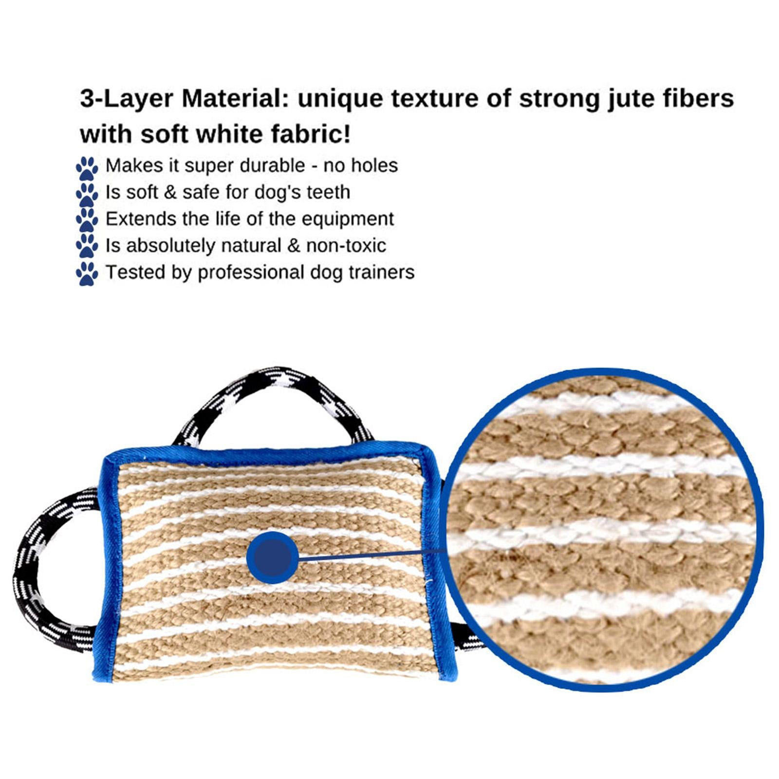 Dog Bite Pillow Training Tug of War Toys for Bullmastiff Small - Large Dogs