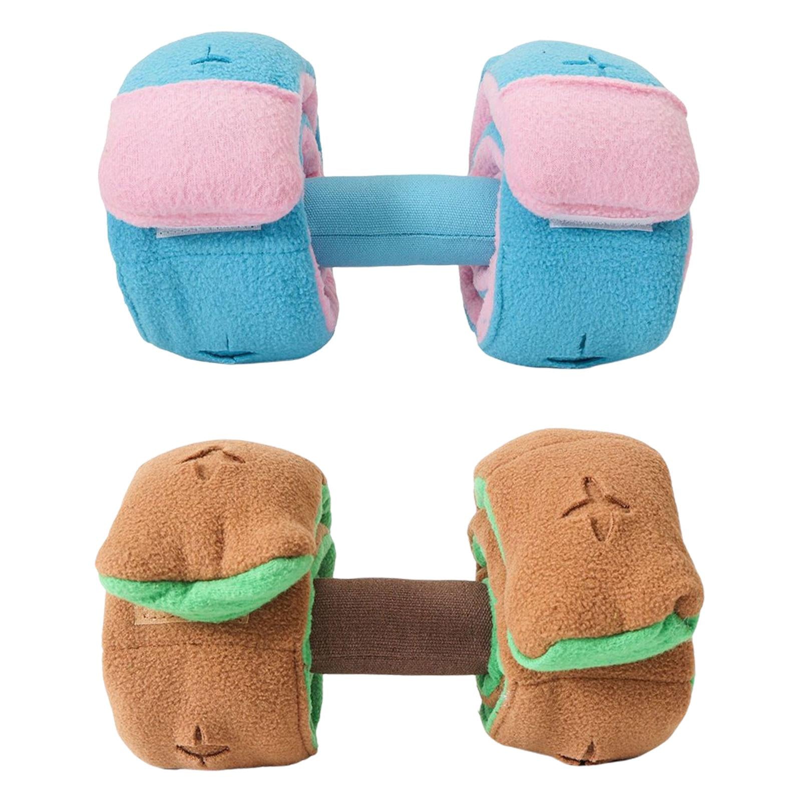 Cute Dog Puzzle Toys Slow Feeder Sounding Toys Training Toy Pink blue