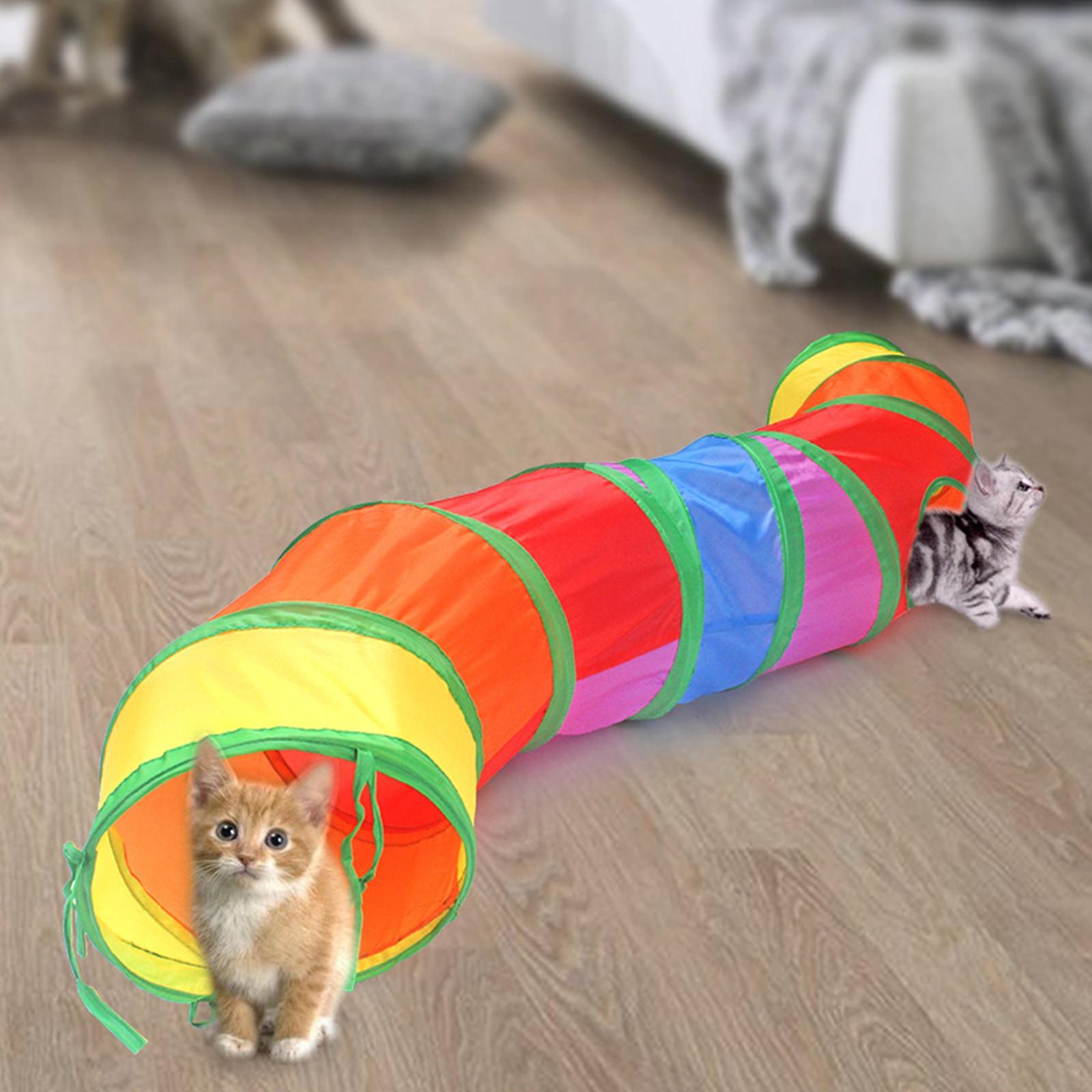Cat Tunnel Hide and Seek S Ways Kitten Funny Pet Cave with Ball Rabbit