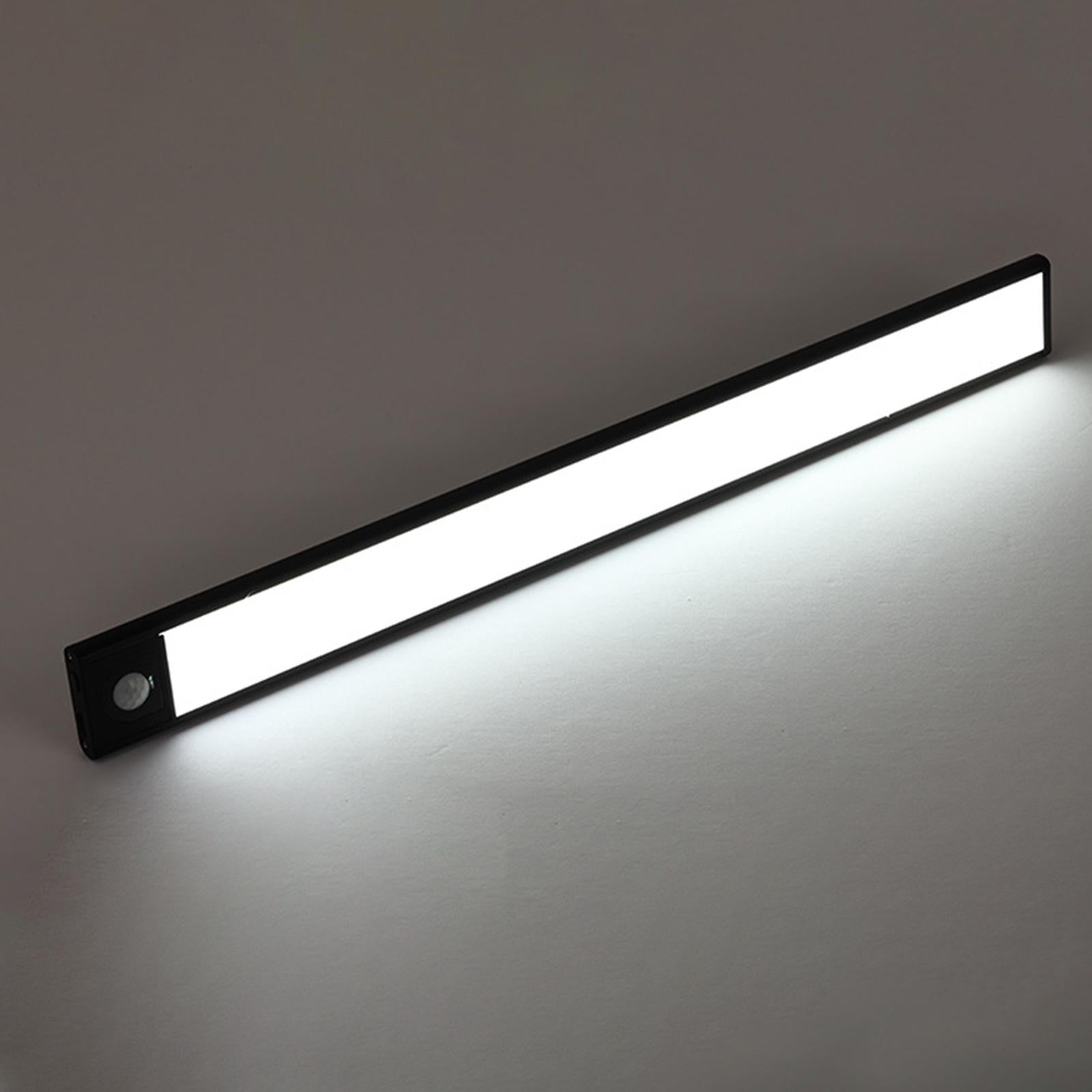 Cordless Closet Light Motion Activated Battery Kitchen Black white light