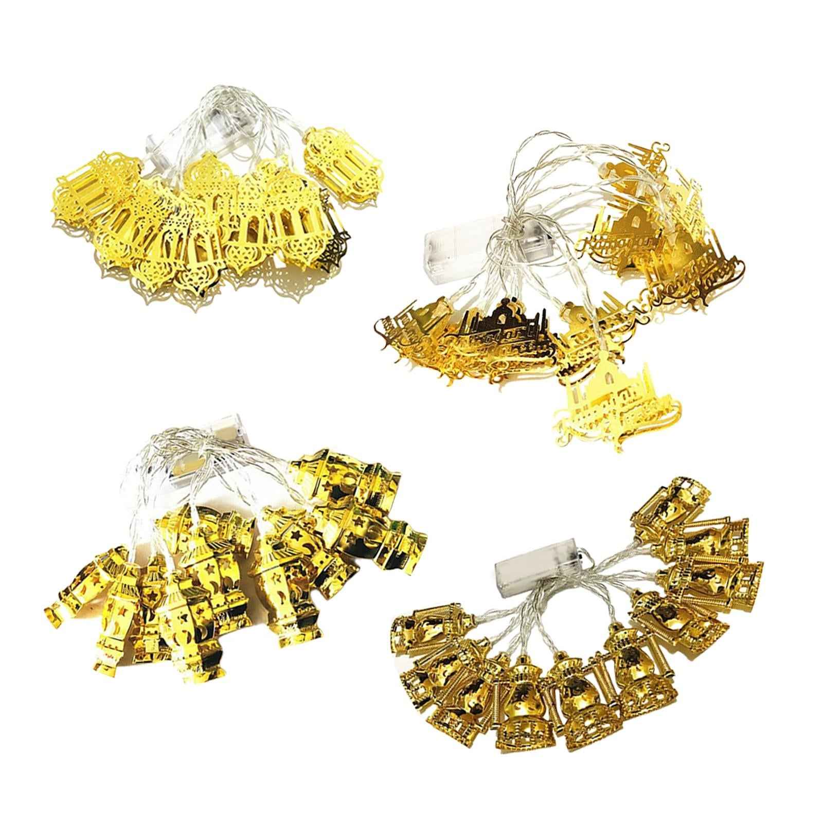 Muslim Ramadan String Light Eid Mubarak Fairy Lamp Islam for Outdoor Decor A