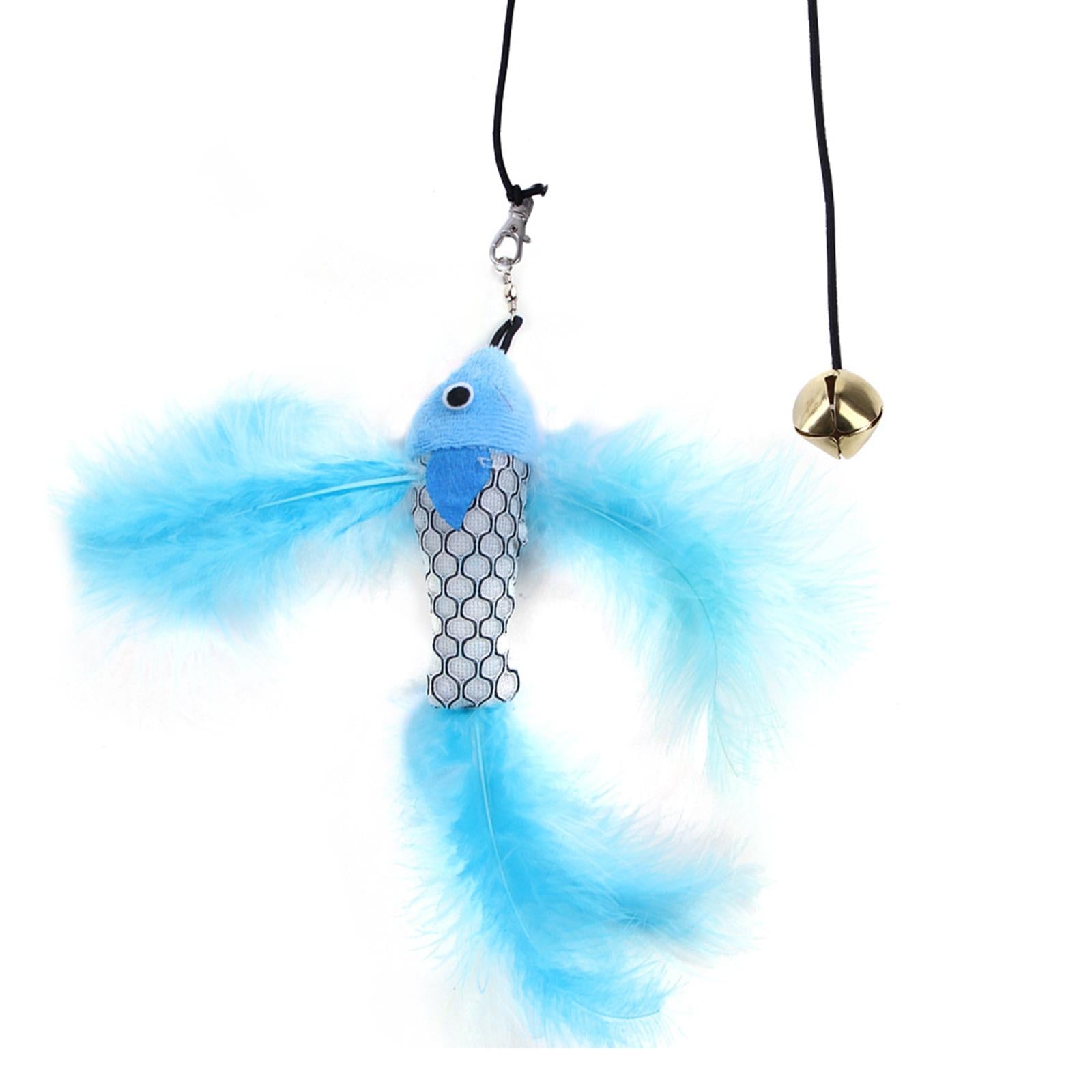 Cat Toy Funny Cats Stick Hanging Kitten Interactive Retractable Playing 21cm