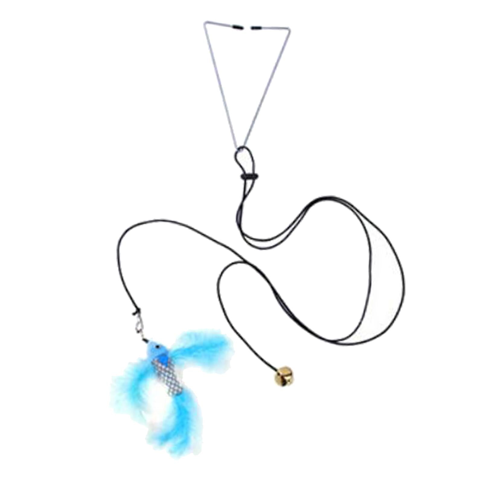 Cat Toy Funny Cats Stick Hanging Kitten Interactive Retractable Playing 21cm