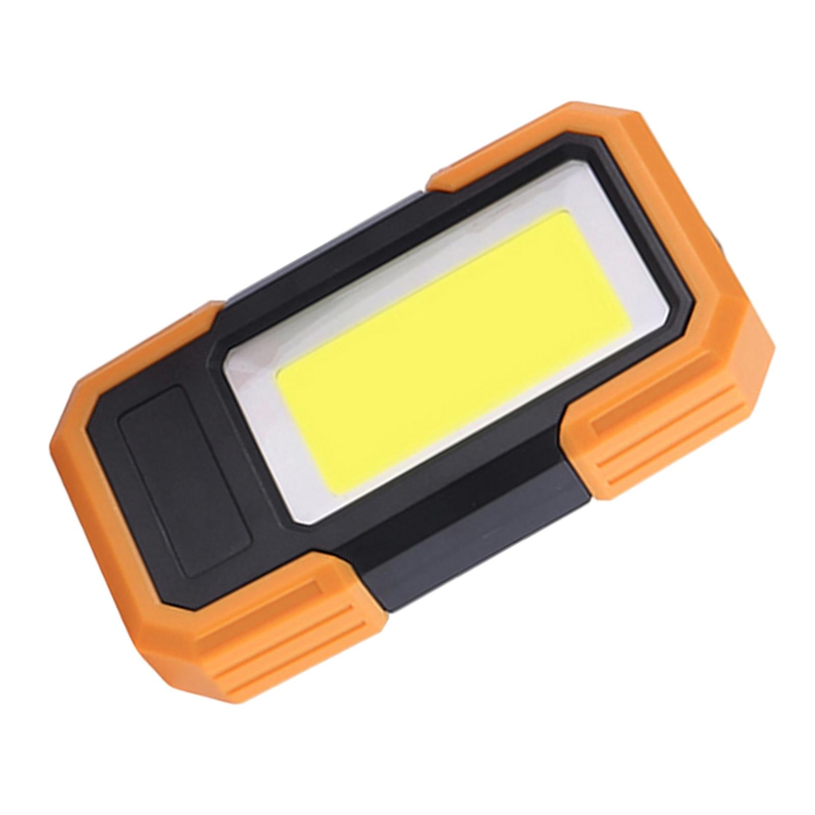 Brightness COB Small Flashlights Pocket Light 500 Lumens for Camping Yellow
