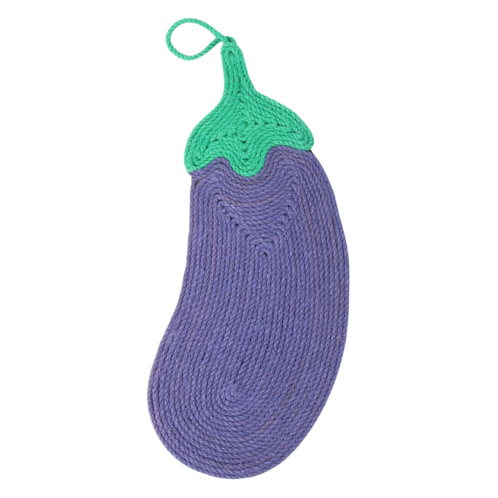 Cat Kitten Scratching Board Scratch Pad Sisal Furniture Protector eggplant