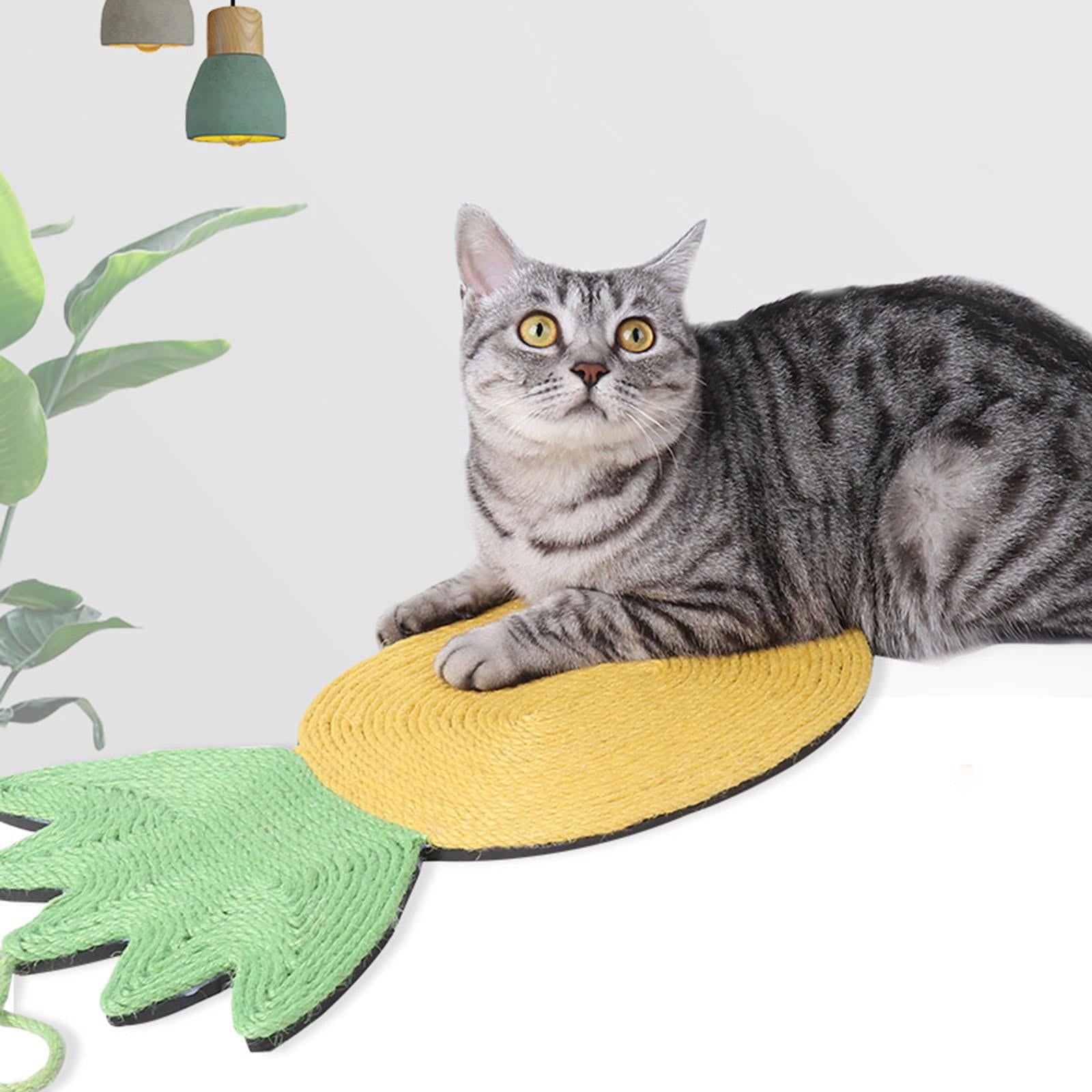 Cat Kitten Scratching Board Scratch Pad Sisal Furniture Protector pineapple