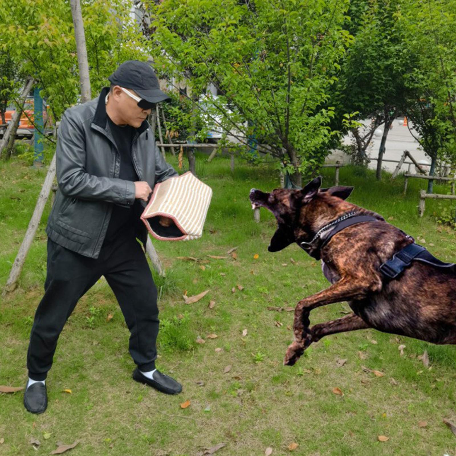 Dog Bite Arm Sleeve German Shepherd for Training Pitbull Schutzhund Yellow