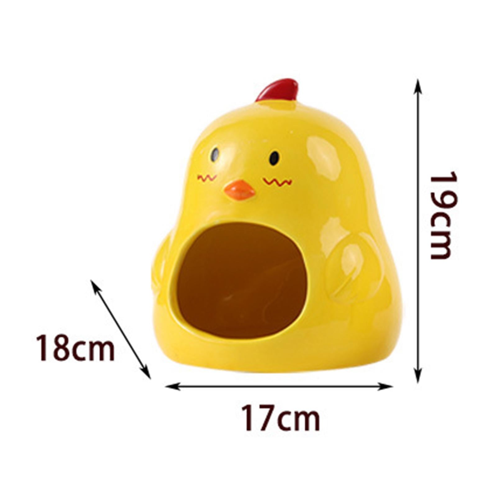 Ceramic Hamster House Hut Cave Cage Summer Cool Small Animals Mini Bed A